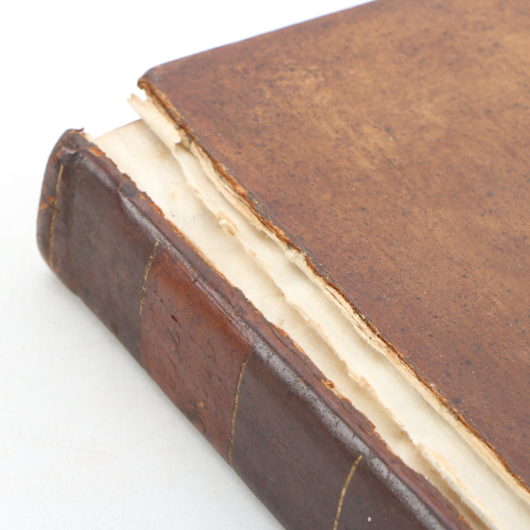 1787 "Histoire de Gil Blas de Santillane" by Alain René Le Sage, Two Volumes