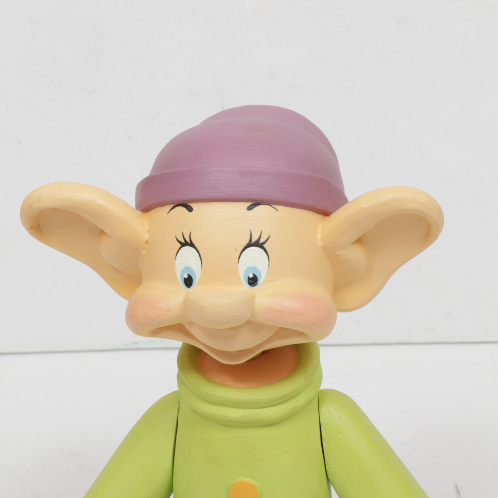 Disney Limited Edition "Dopey" Hand-Painted Wood Figurine