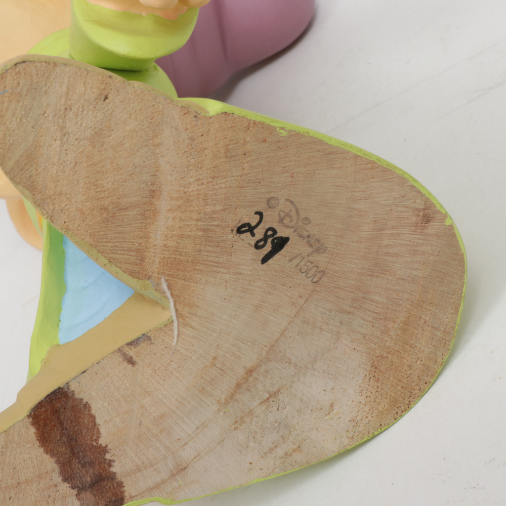 Disney Limited Edition "Dopey" Hand-Painted Wood Figurine