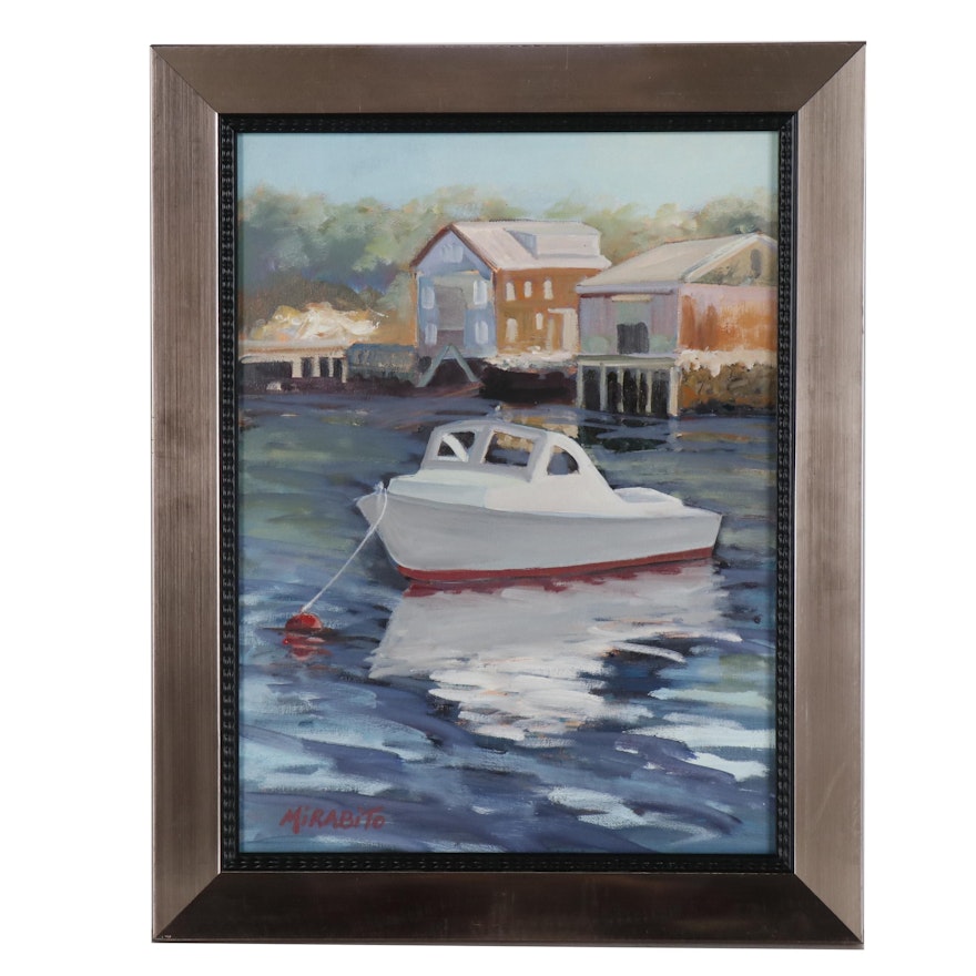 Mary Mirabito Oil Painting "In Harbor", 2017