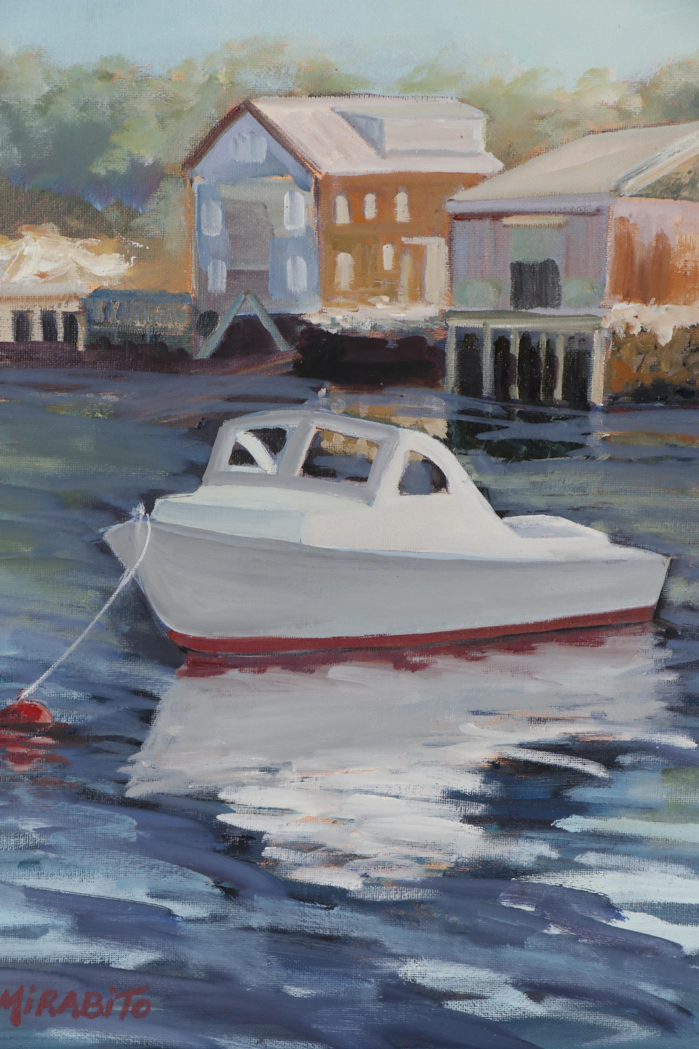 Mary Mirabito Oil Painting "In Harbor", 2017