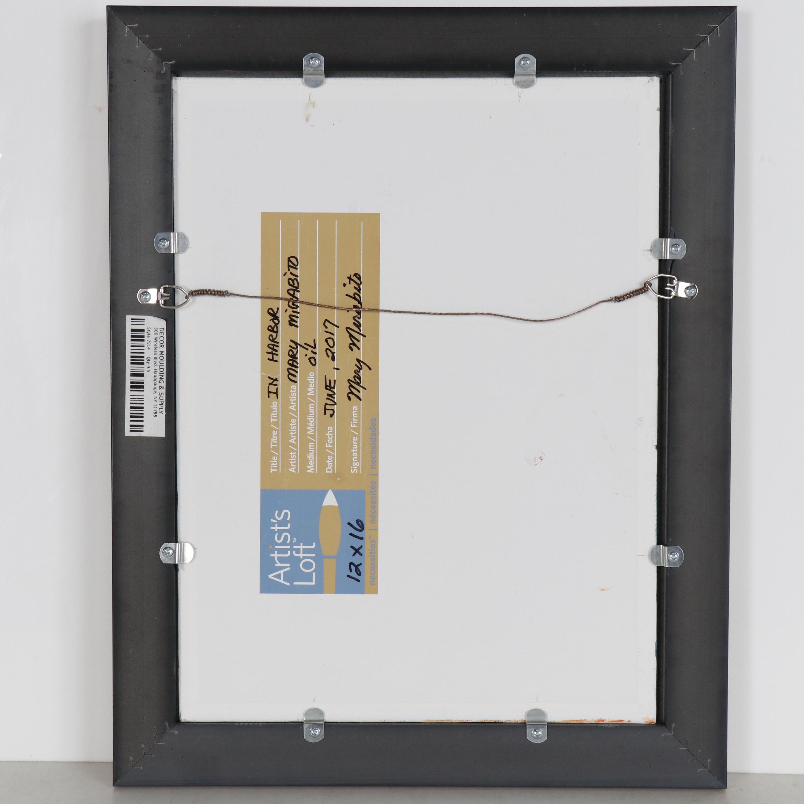 Mary Mirabito Oil Painting "In Harbor", 2017