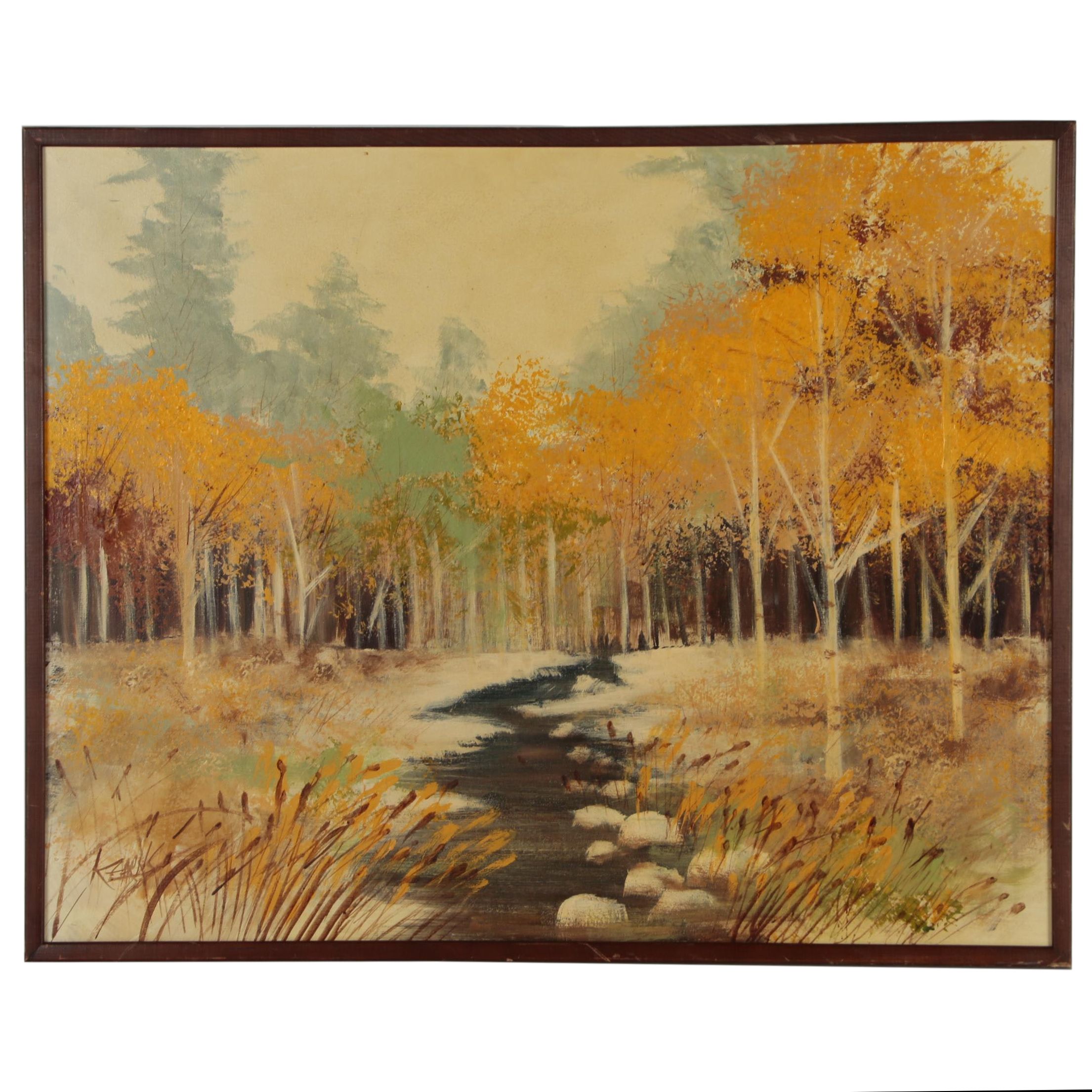 Kearns Landscape Oil Painting