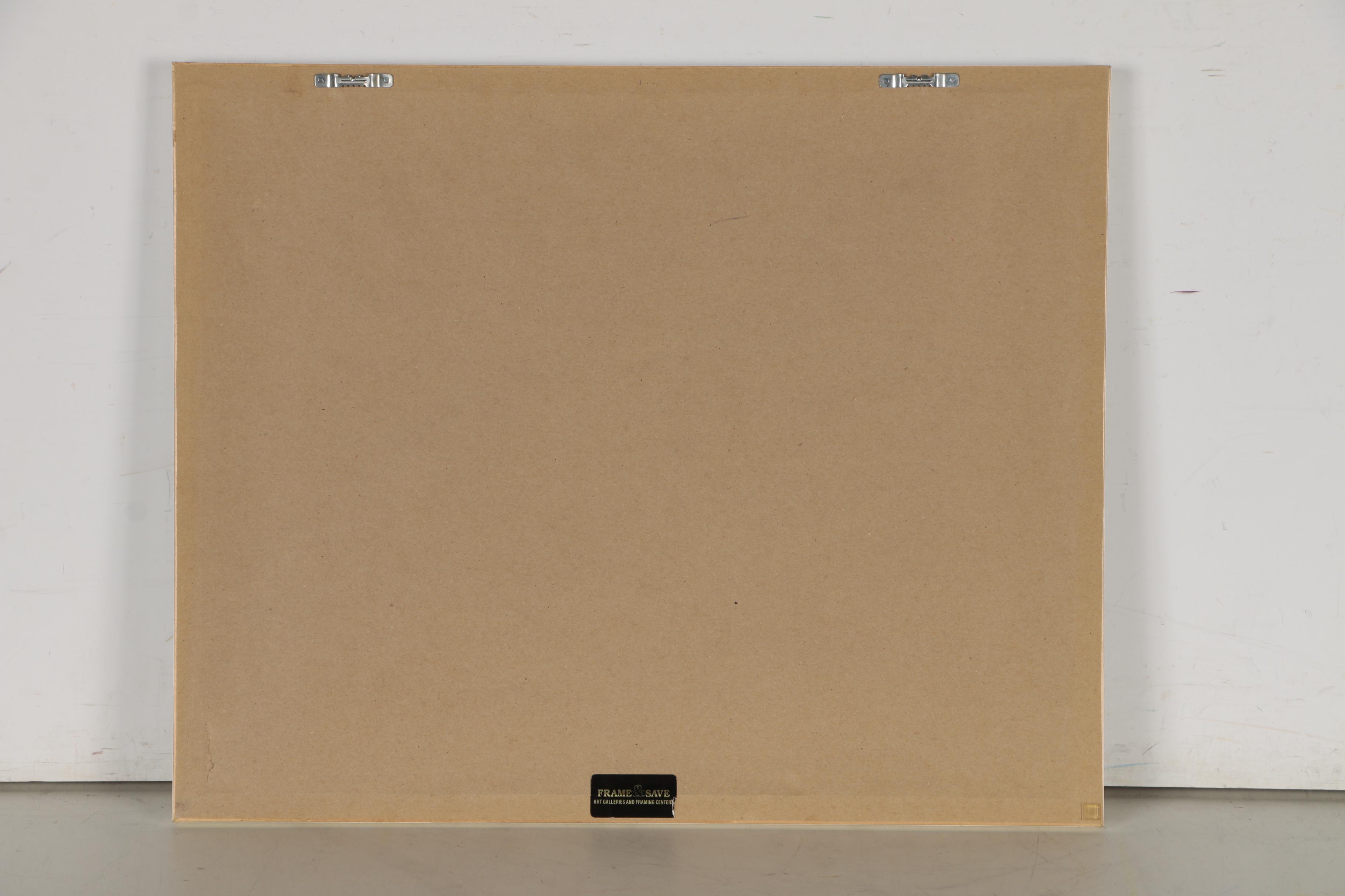 Polly Chase Lithograph of Zebras