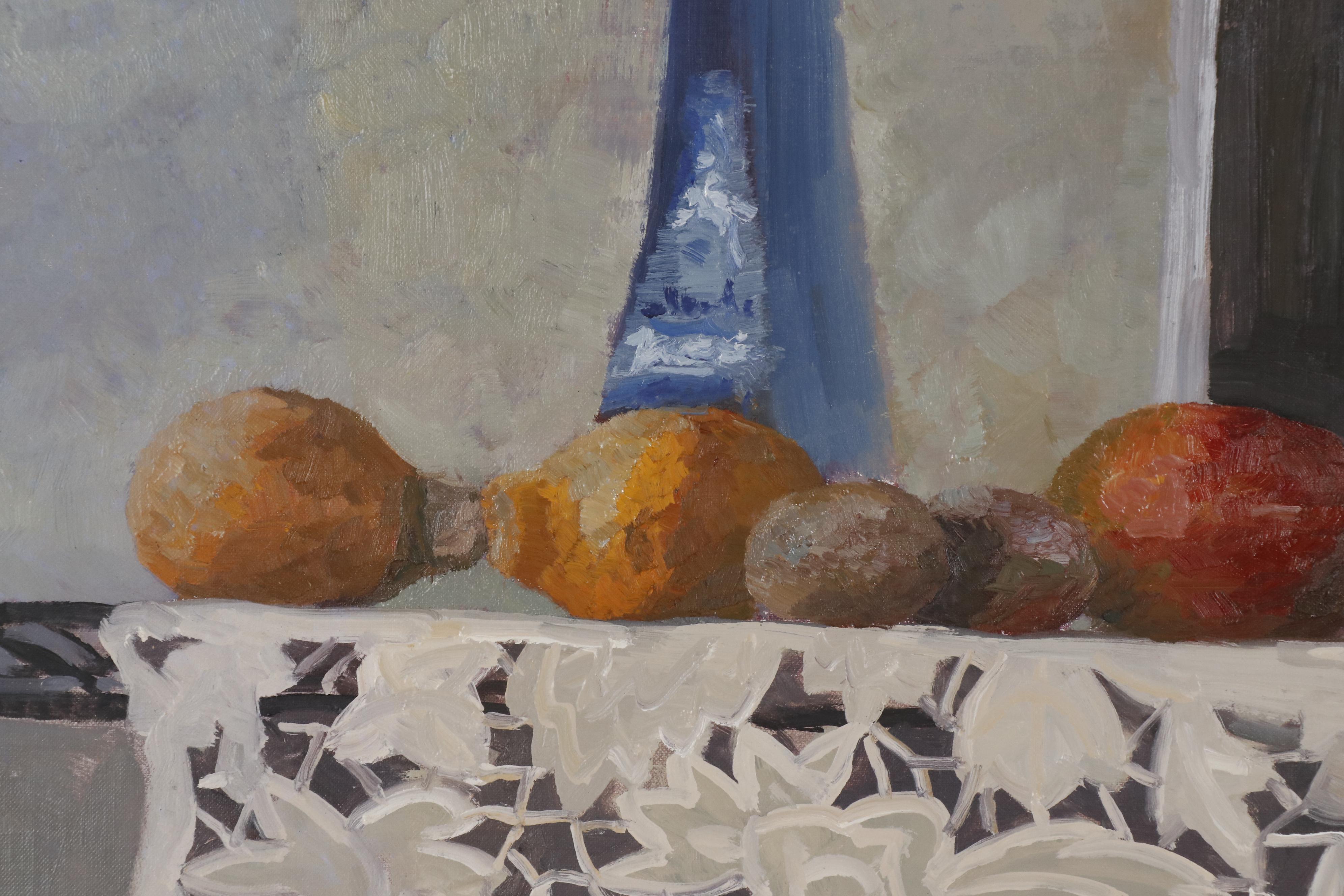 Kaz Ooka Oil Painting "Still Life with Fruit no.2"