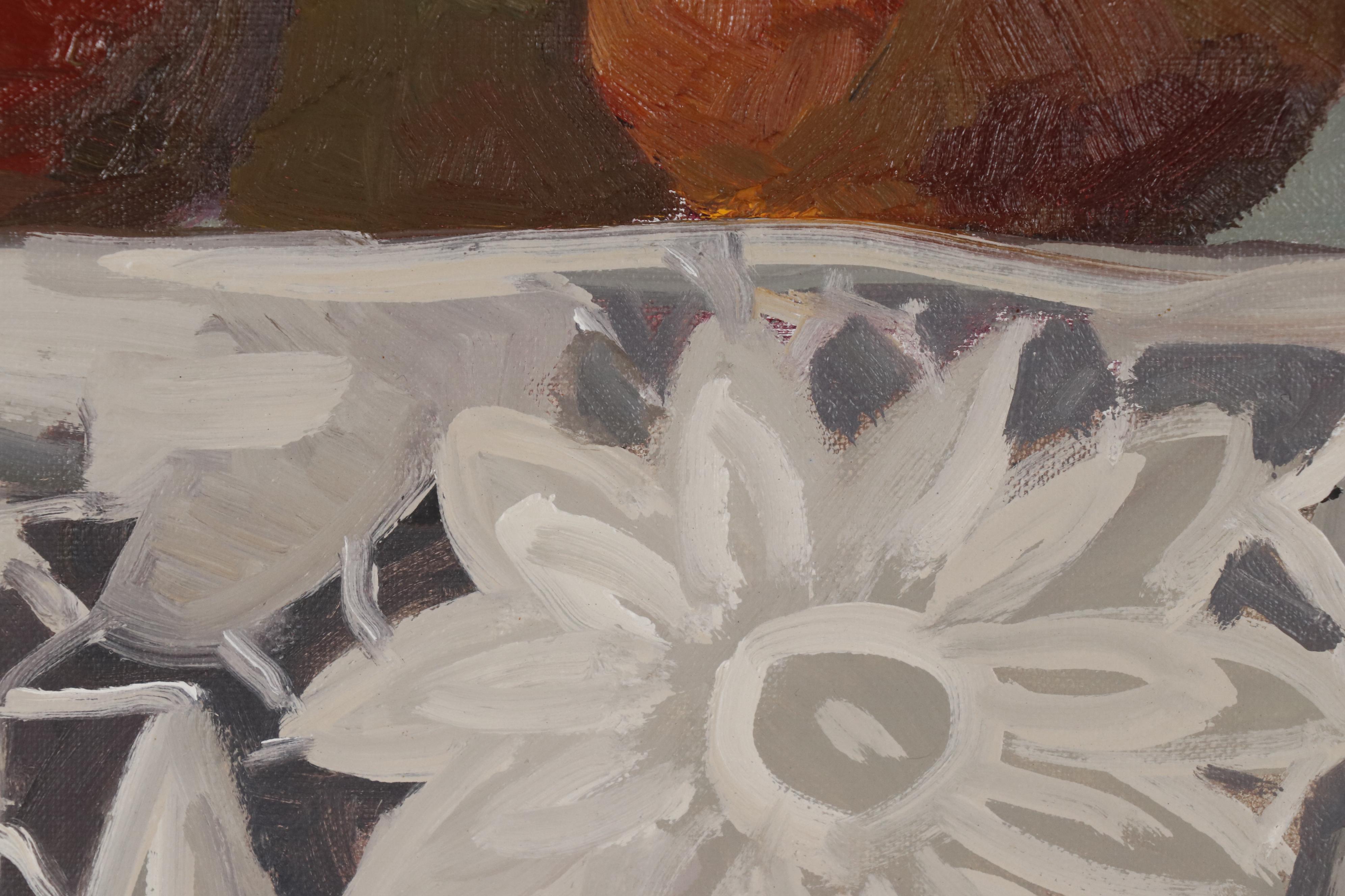 Kaz Ooka Oil Painting "Still Life with Fruit no.2"