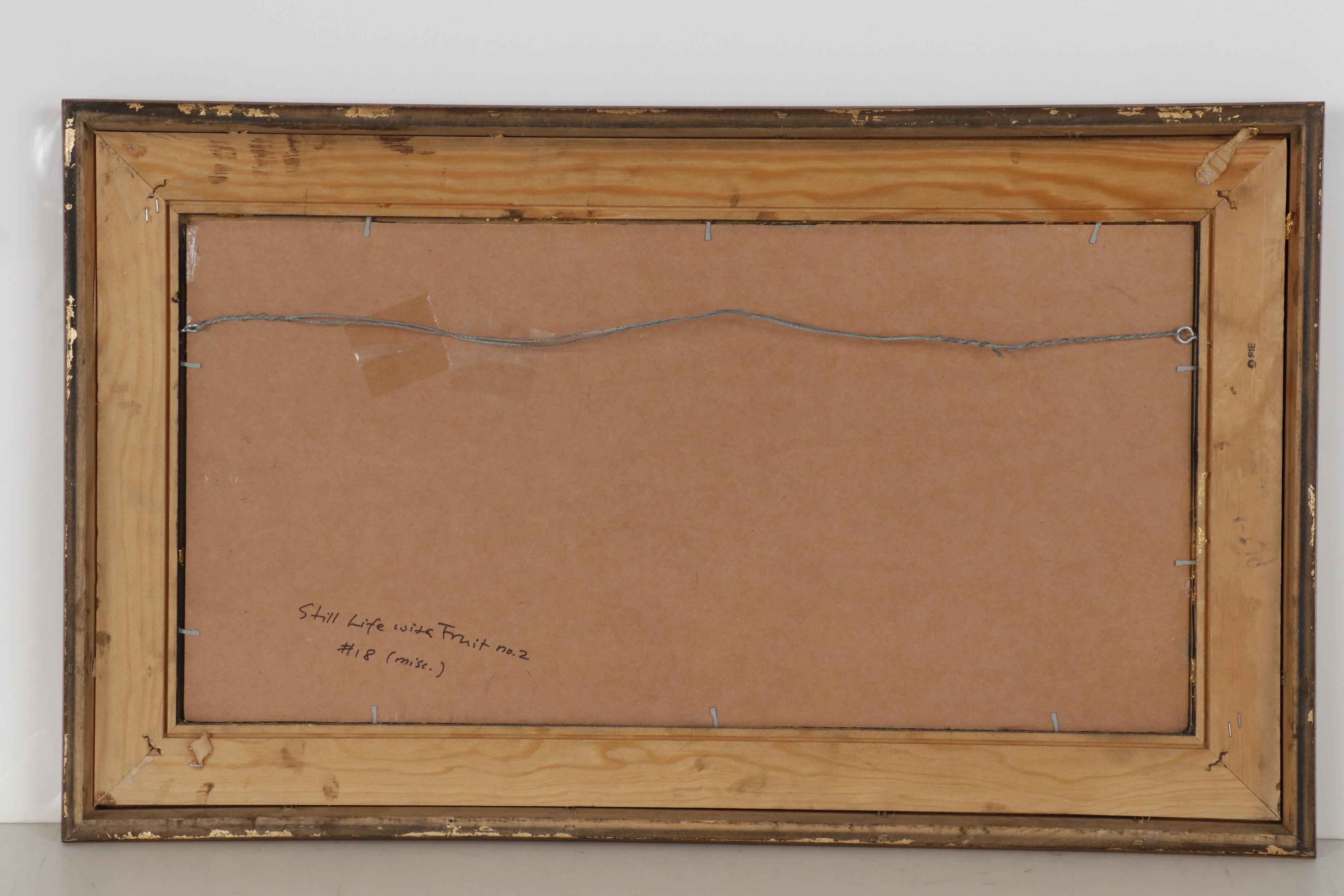 Kaz Ooka Oil Painting "Still Life with Fruit no.2"