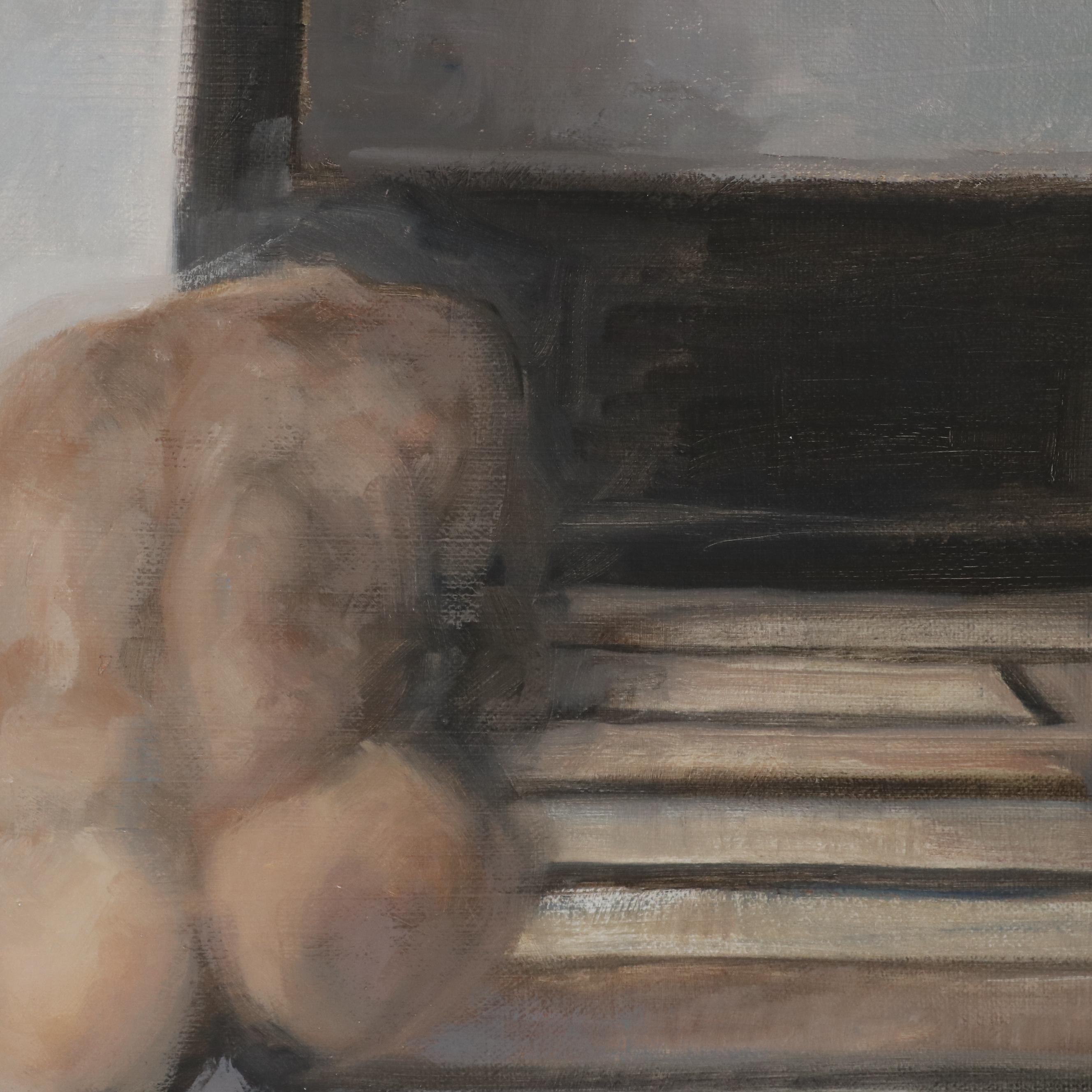 Kaz Ooka Oil Painting "Premonition of Parting no.1"