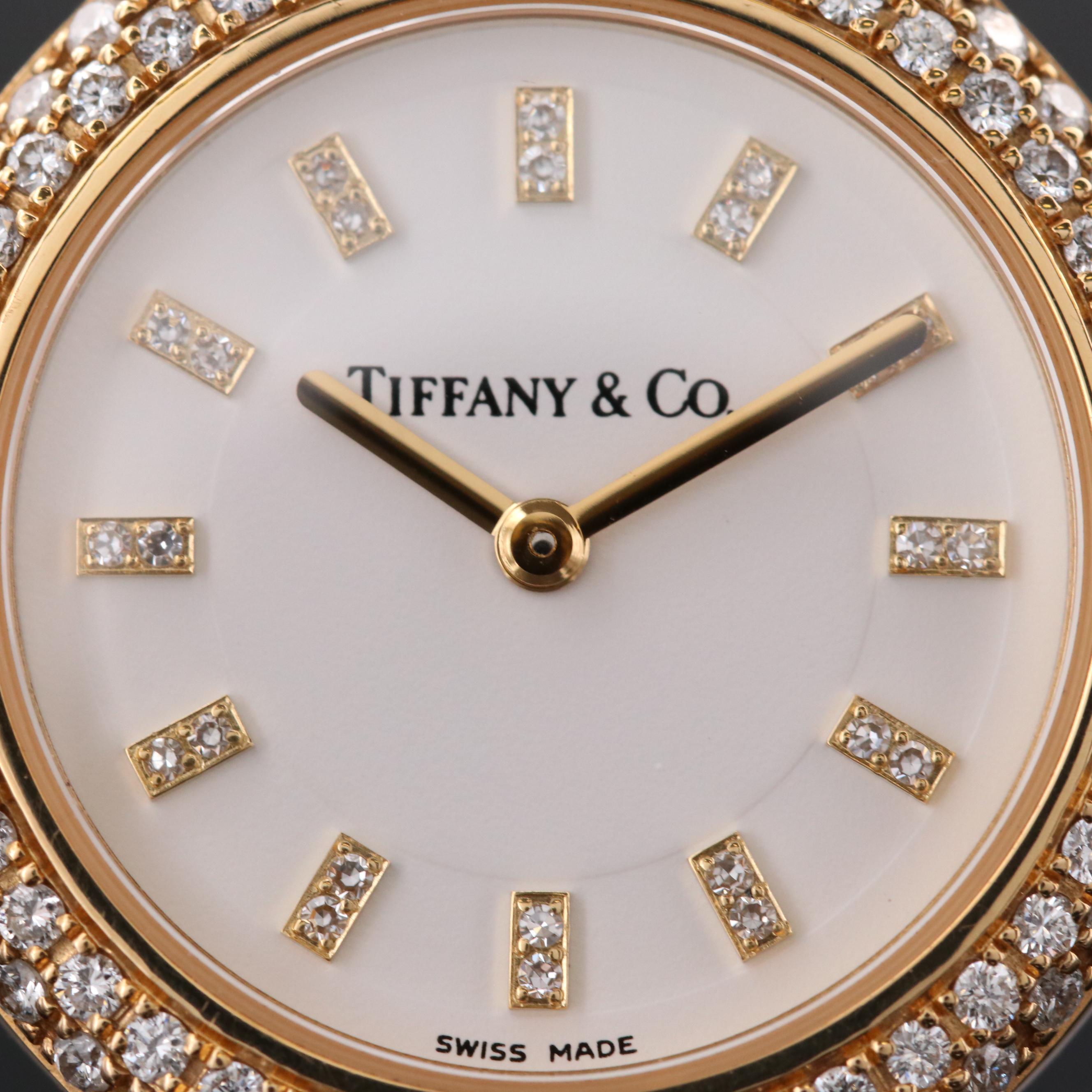 Tiffany & Co. Tesoro 18K Gold and Diamond Watch