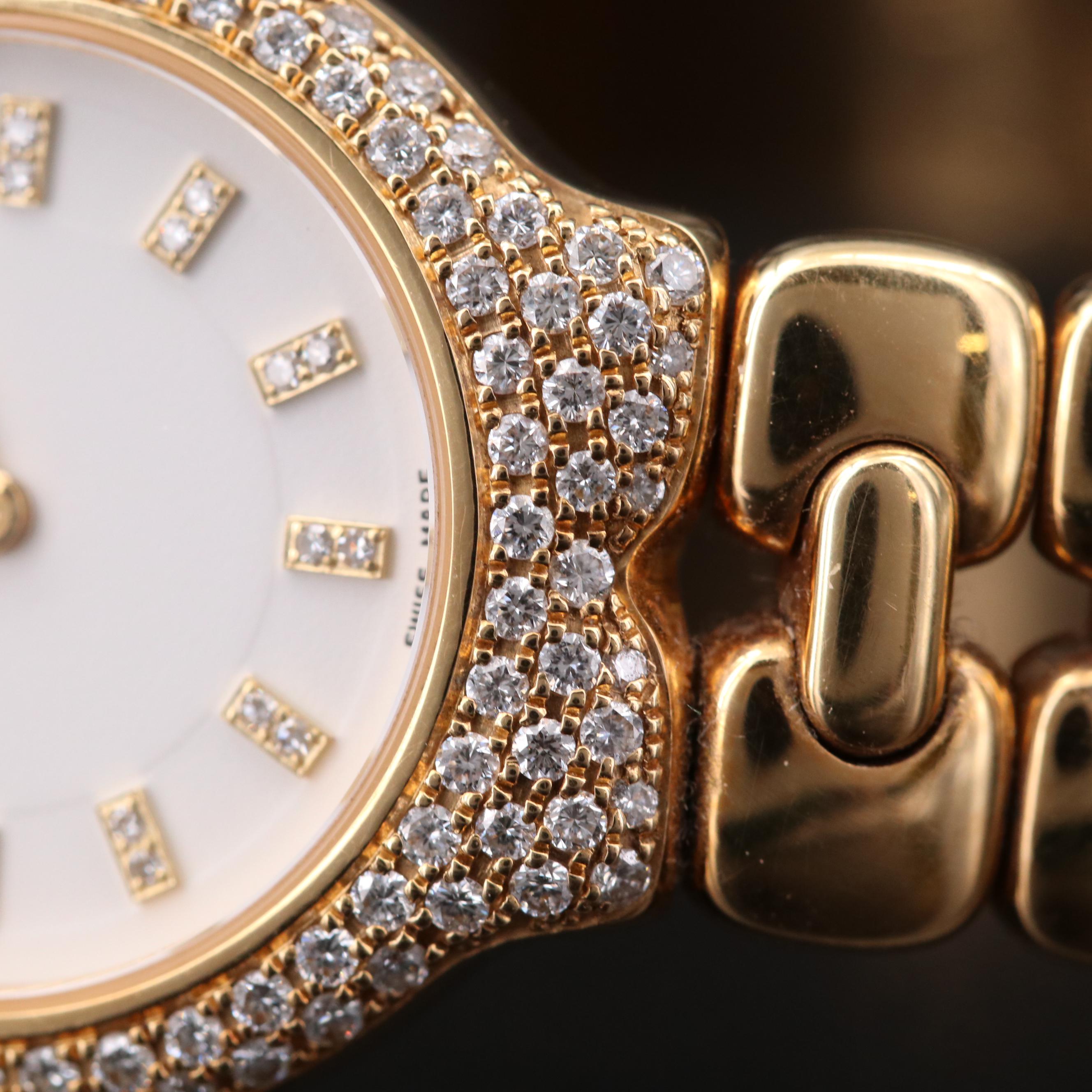 Tiffany & Co. Tesoro 18K Gold and Diamond Watch