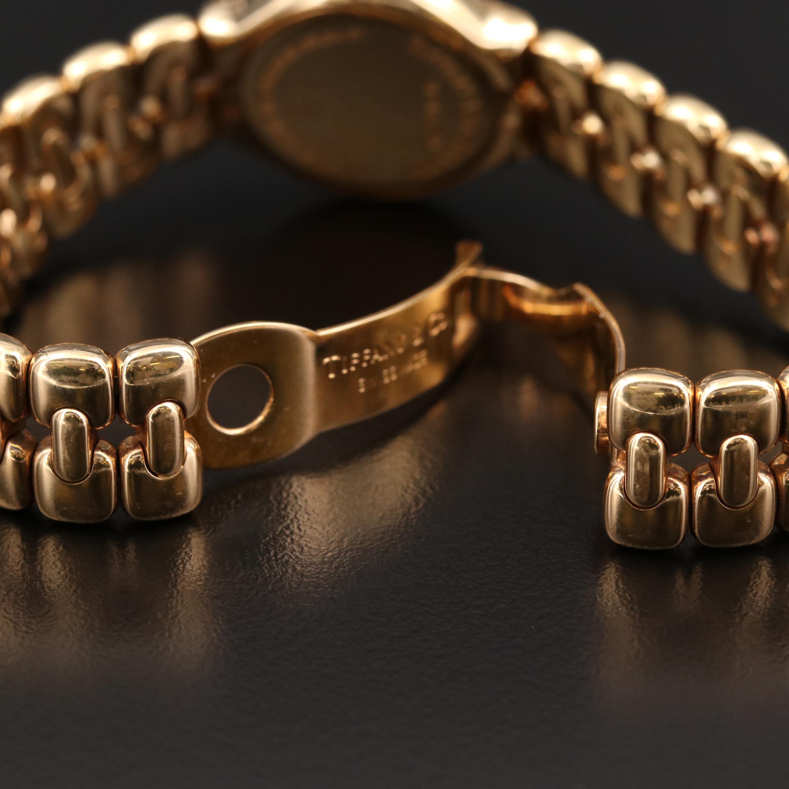 Tiffany & Co. Tesoro 18K Gold and Diamond Watch