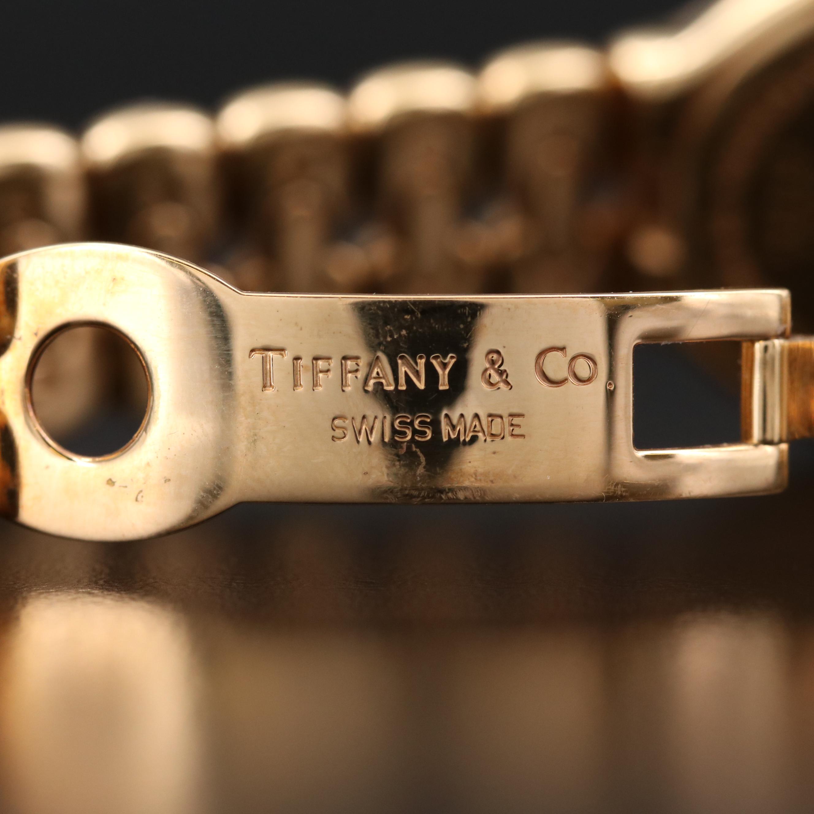 Tiffany & Co. Tesoro 18K Gold and Diamond Watch