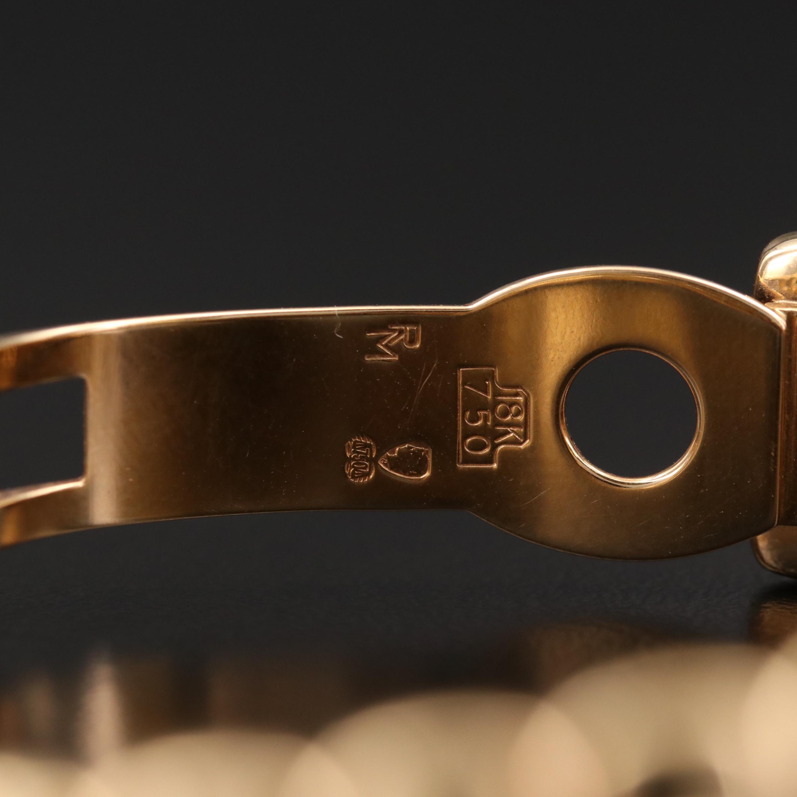 Tiffany & Co. Tesoro 18K Gold and Diamond Watch