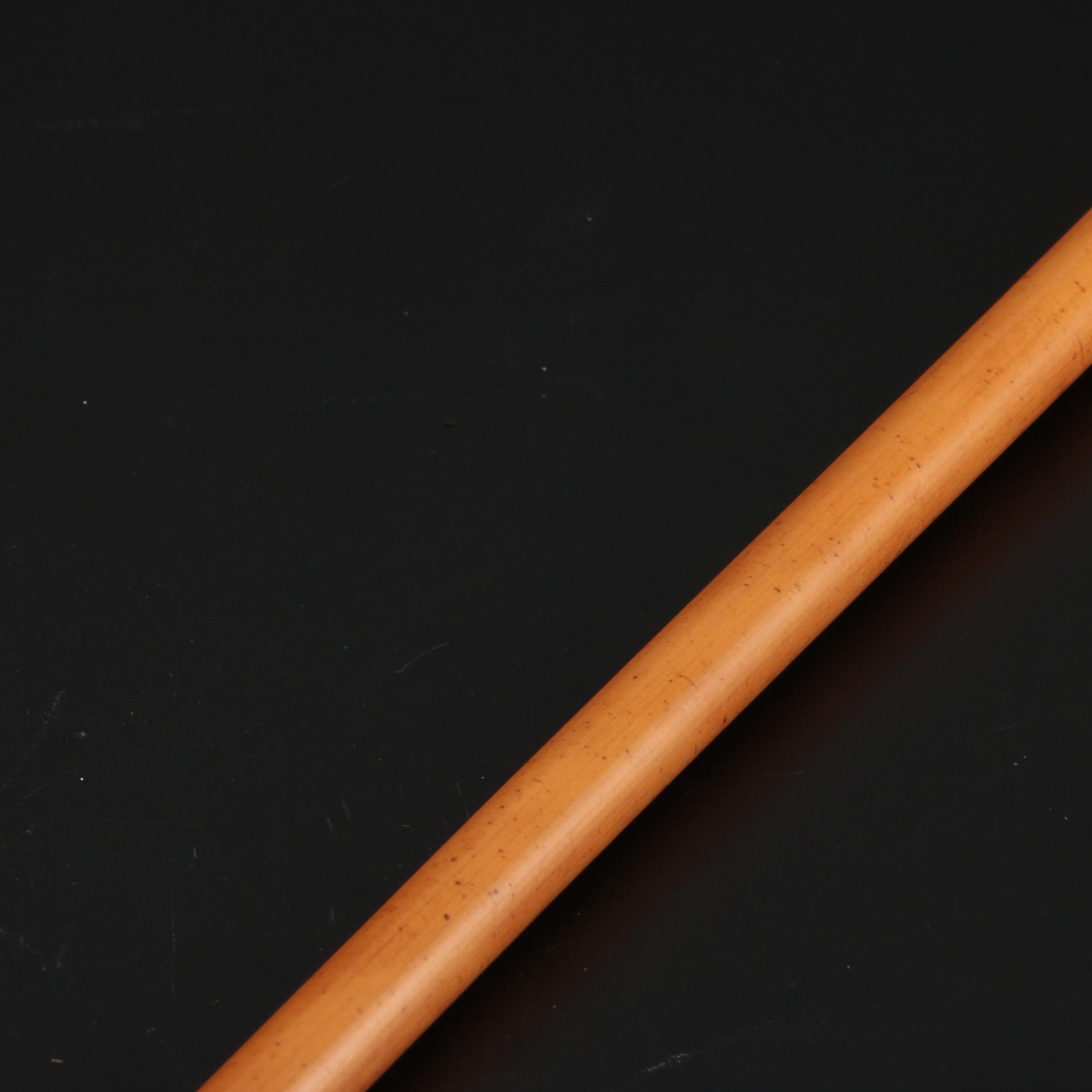 Sterling Silver and Cane Royal Lincolnshire Regiment Swagger Stick