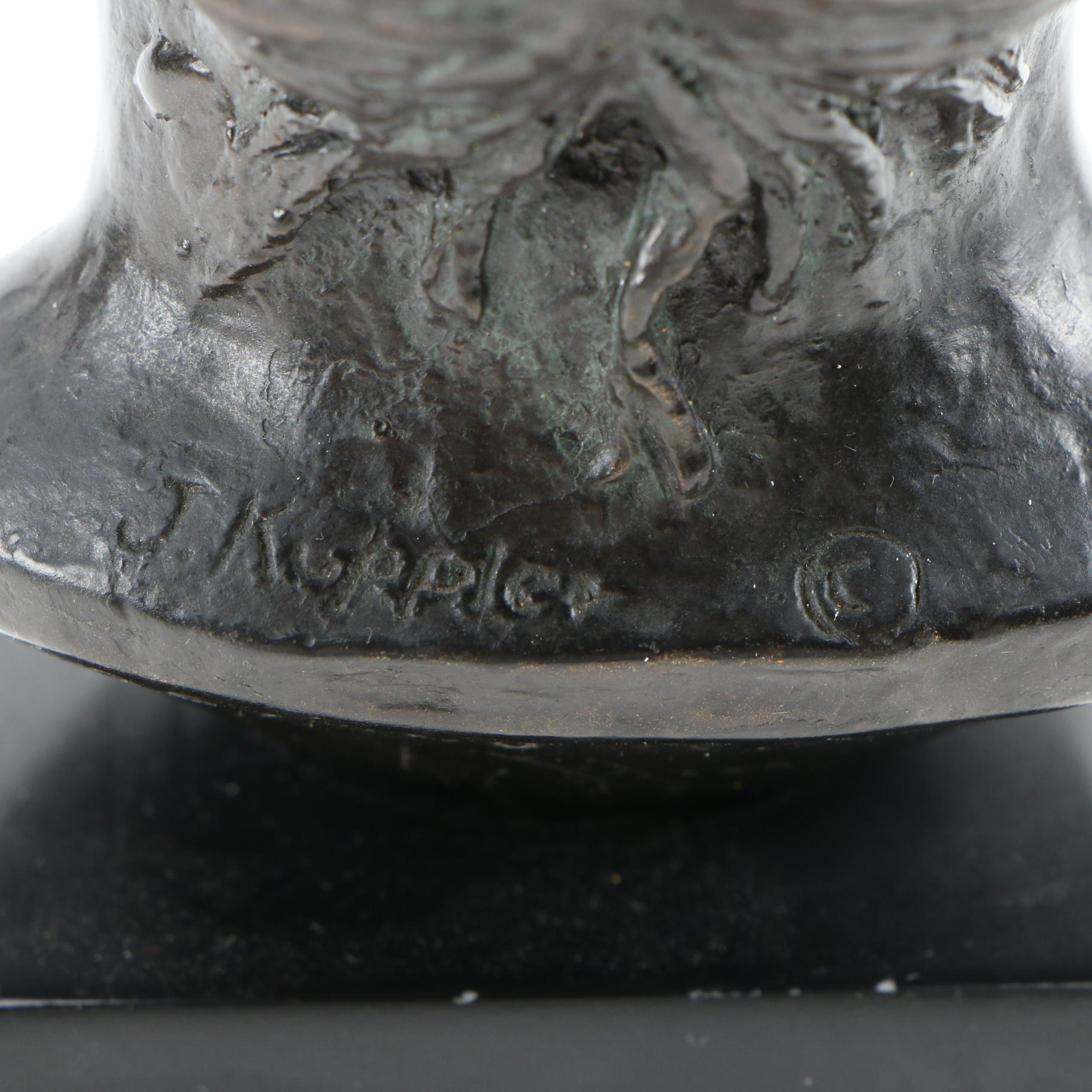 Justine Kuppler Cold Cast Bronze Sculpture "When I Grow Up"