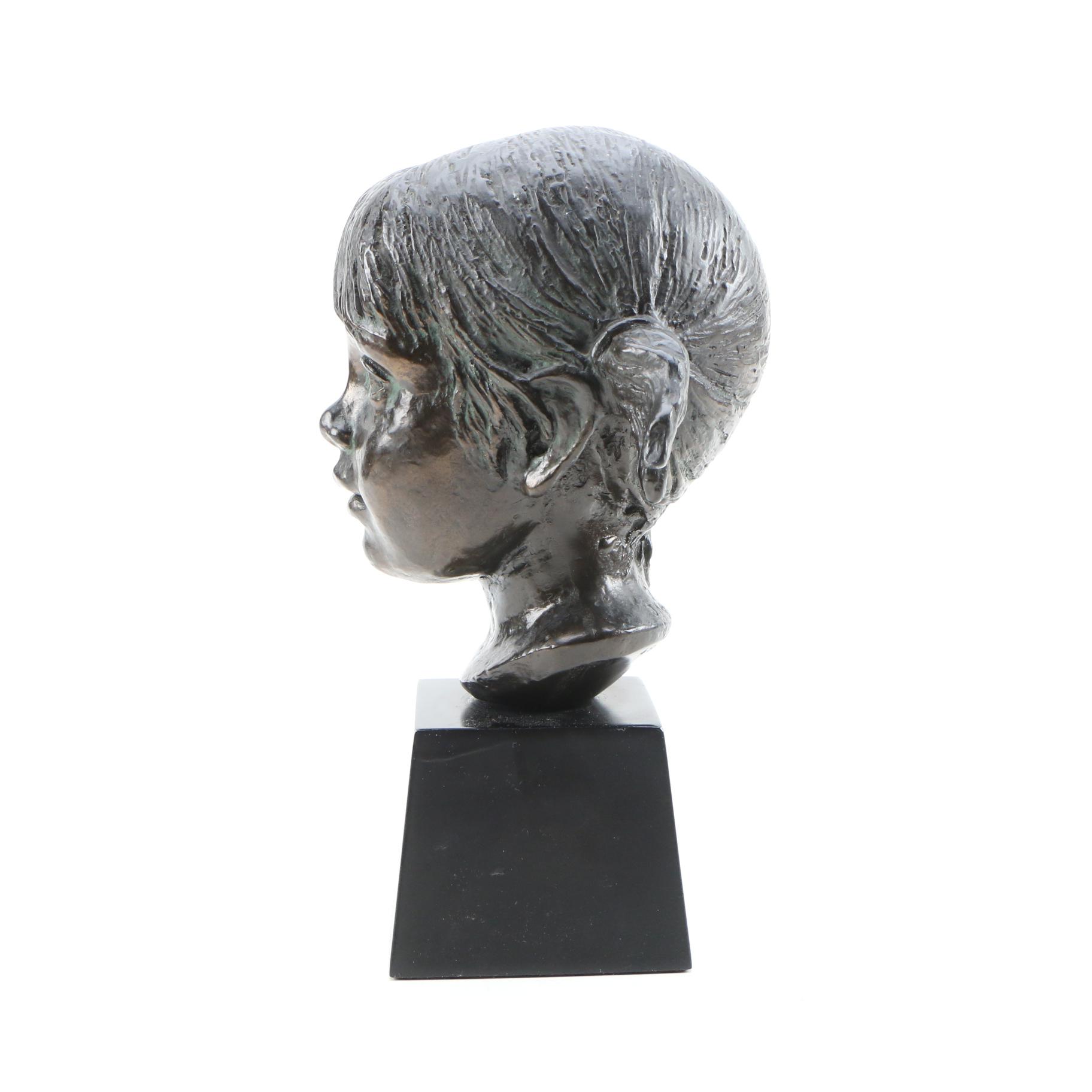 Justine Kuppler Cold Cast Bronze Sculpture "When I Grow Up"