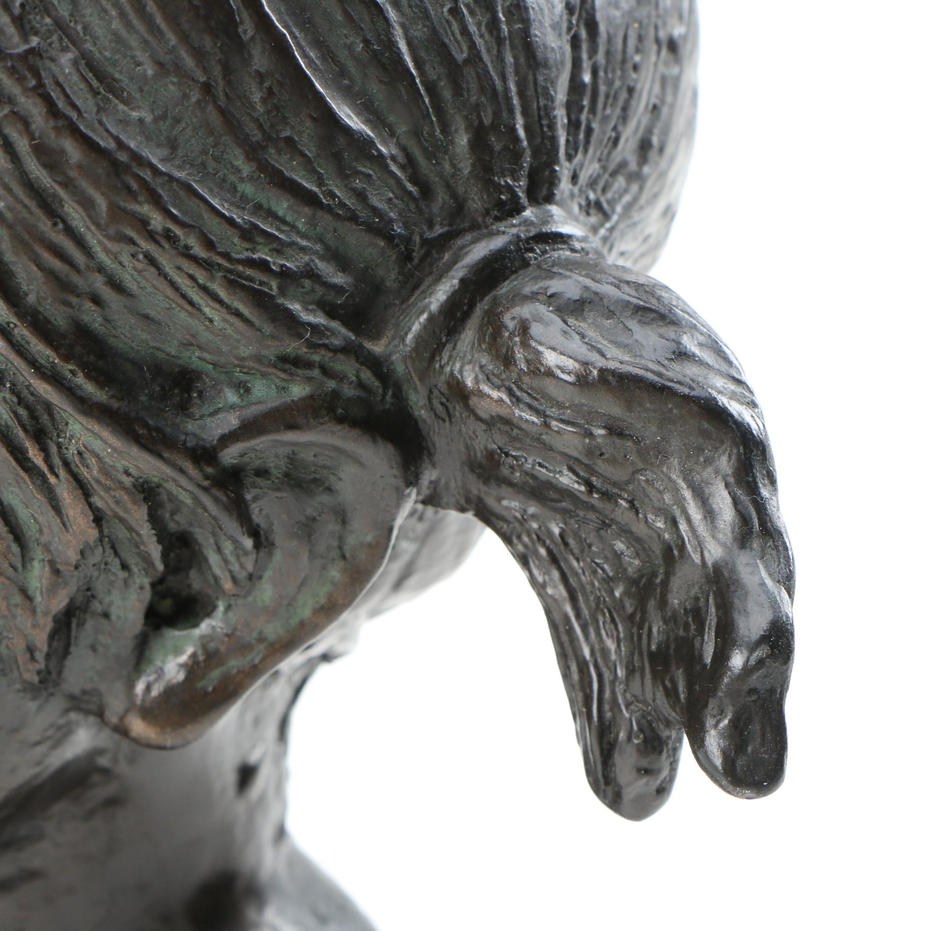 Justine Kuppler Cold Cast Bronze Sculpture "When I Grow Up"