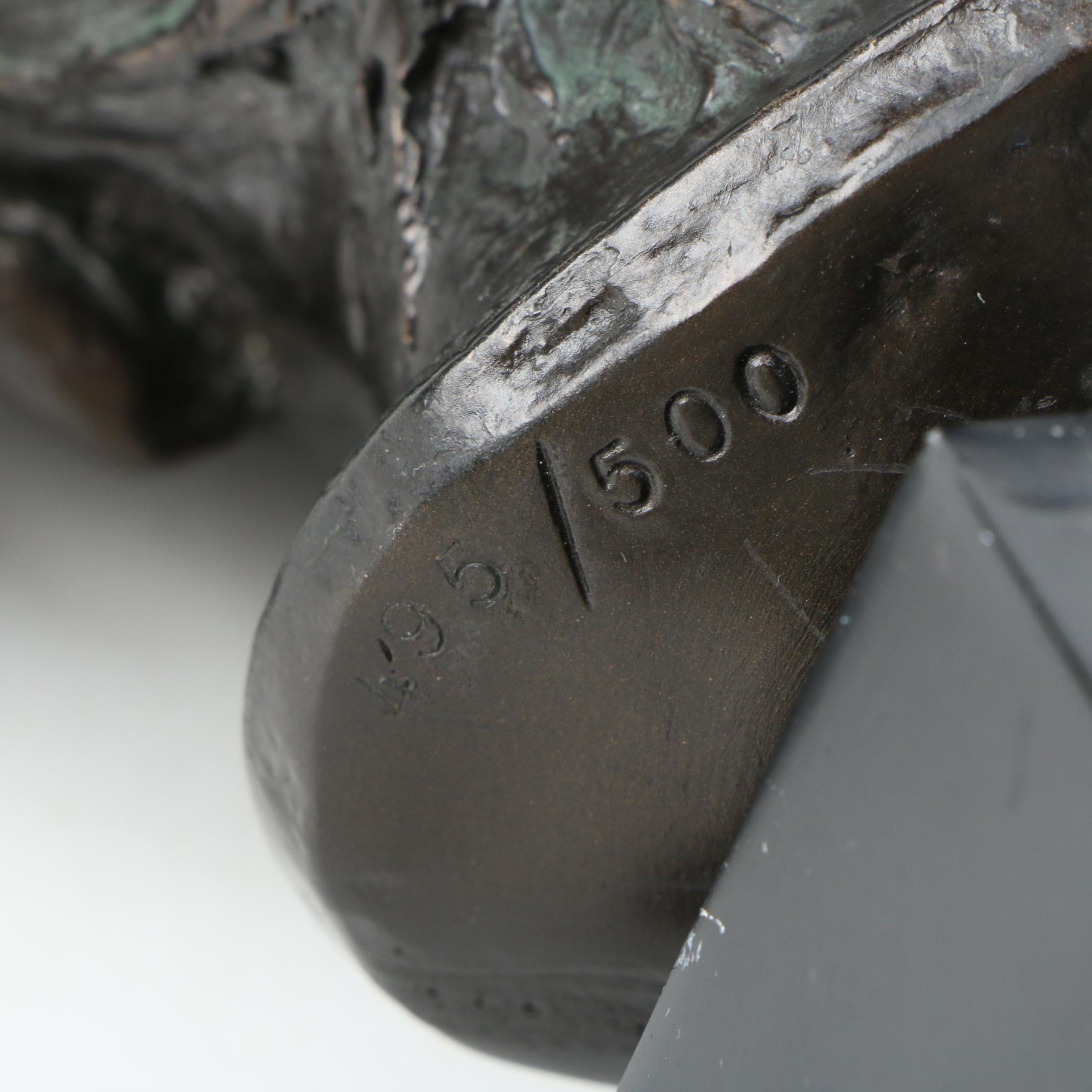 Justine Kuppler Cold Cast Bronze Sculpture "When I Grow Up"