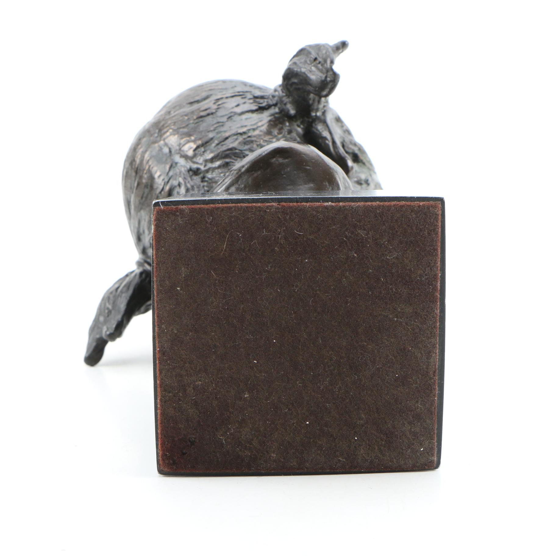 Justine Kuppler Cold Cast Bronze Sculpture "When I Grow Up"