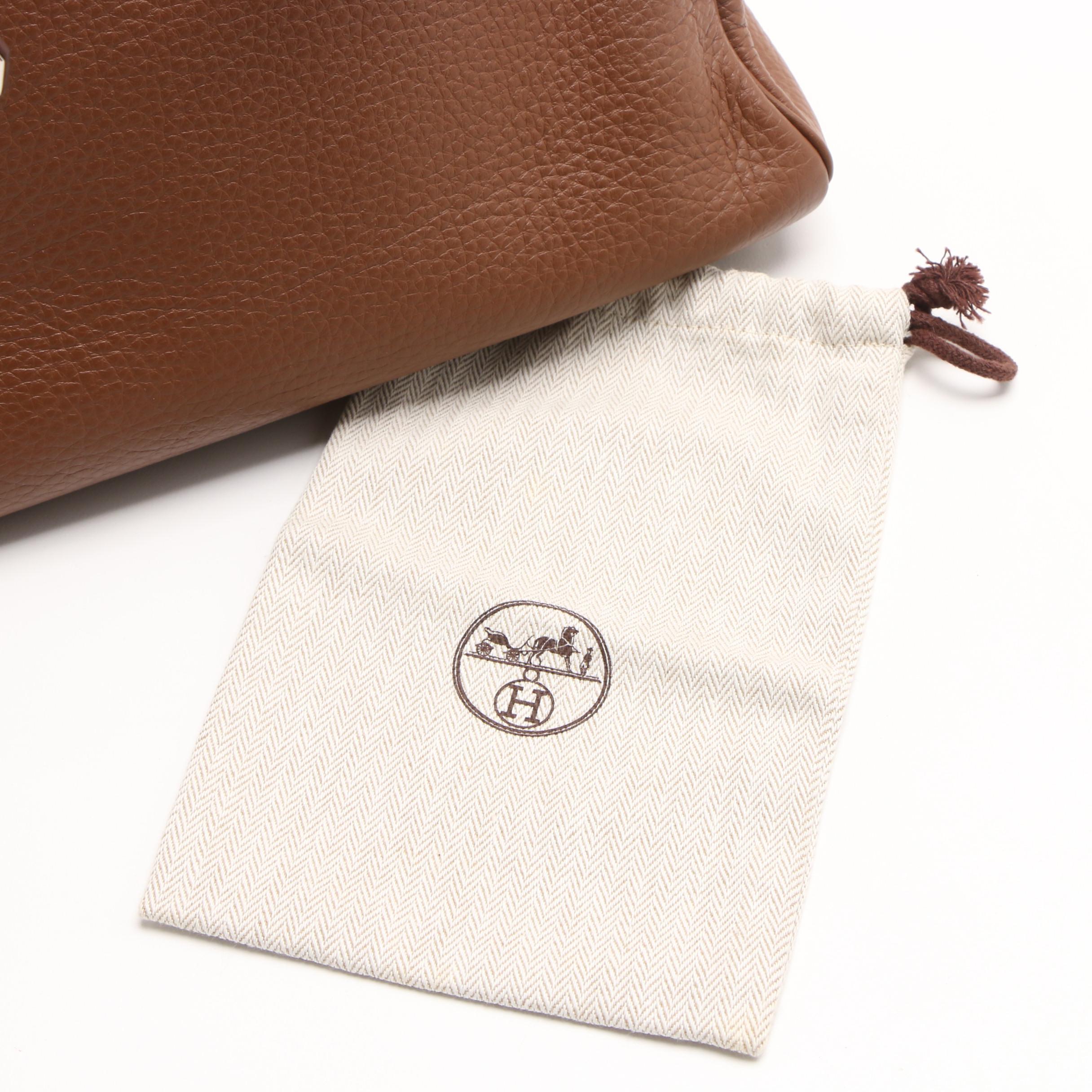 Hermès Paris Kelly Amazone 32 Marron d'Inde Brown Clemence Leather Bag