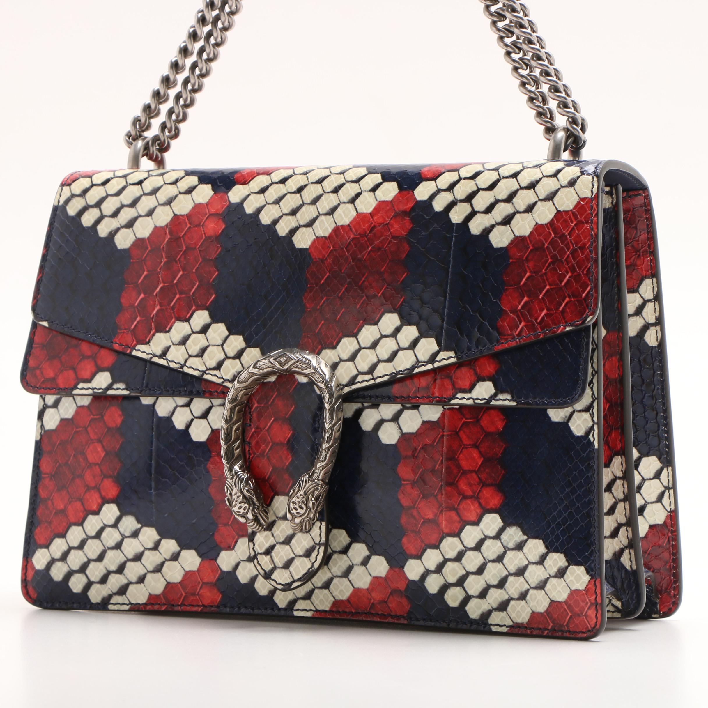 Gucci Multicolor Python Medium Dionysus Shoulder Bag