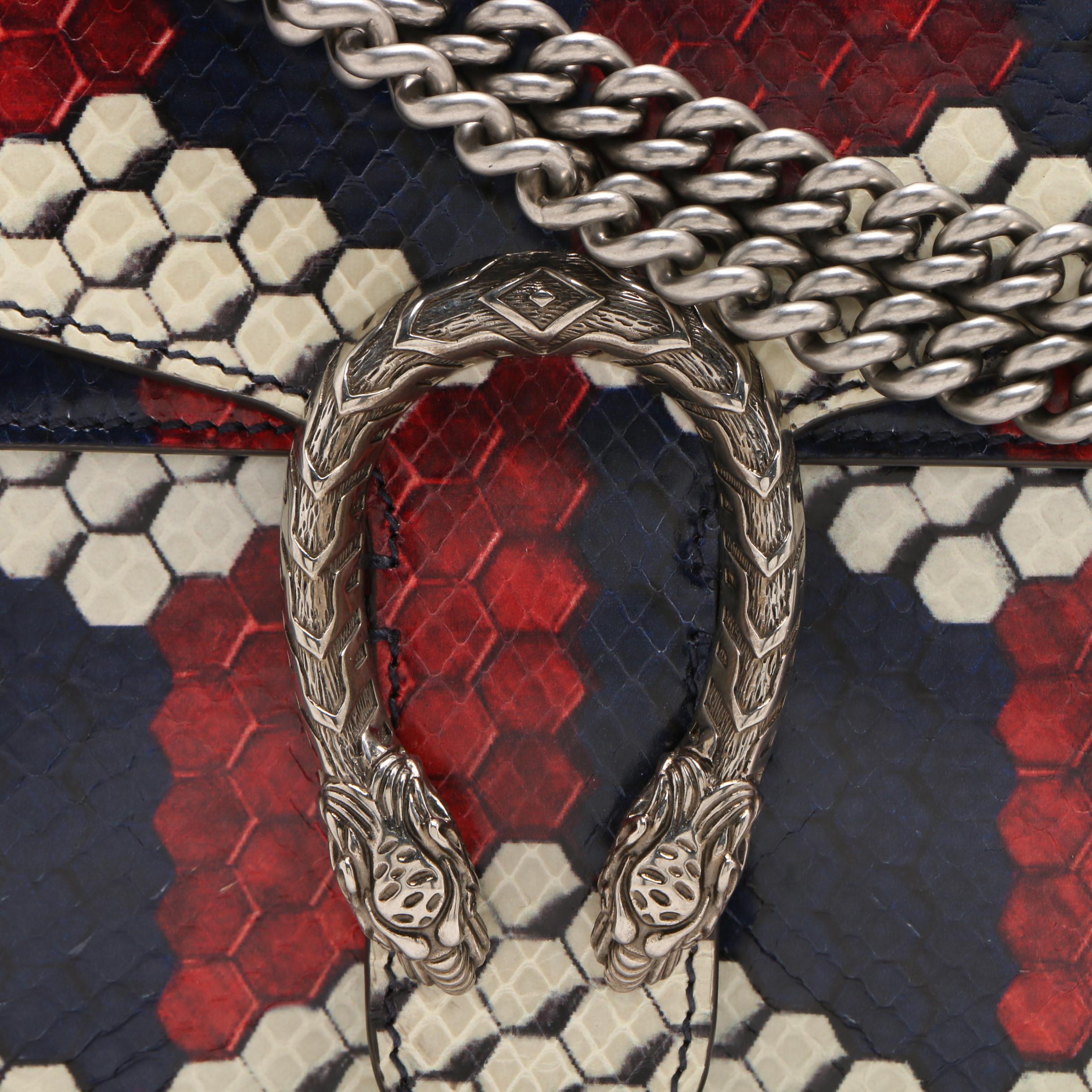 Gucci Multicolor Python Medium Dionysus Shoulder Bag