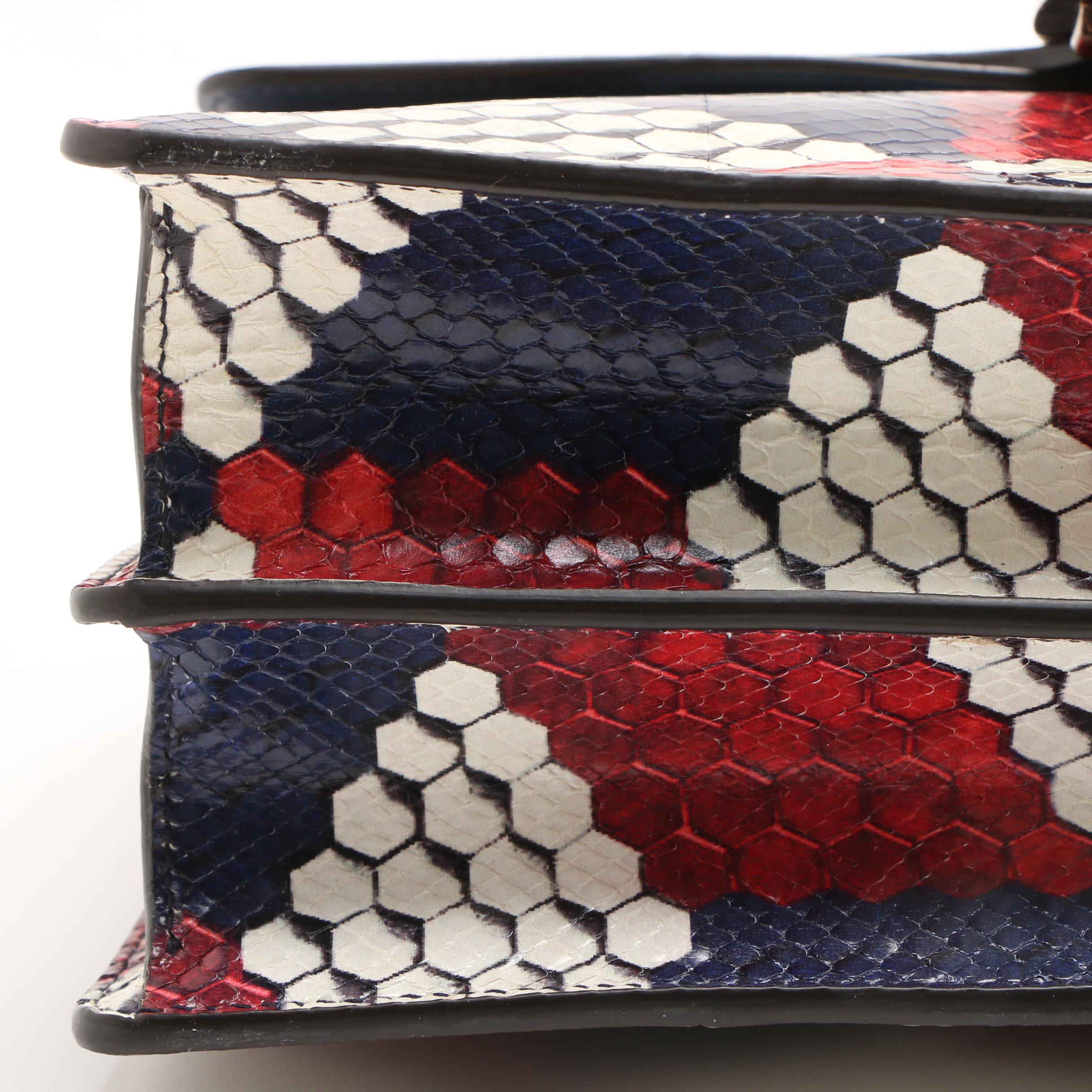 Gucci Multicolor Python Medium Dionysus Shoulder Bag