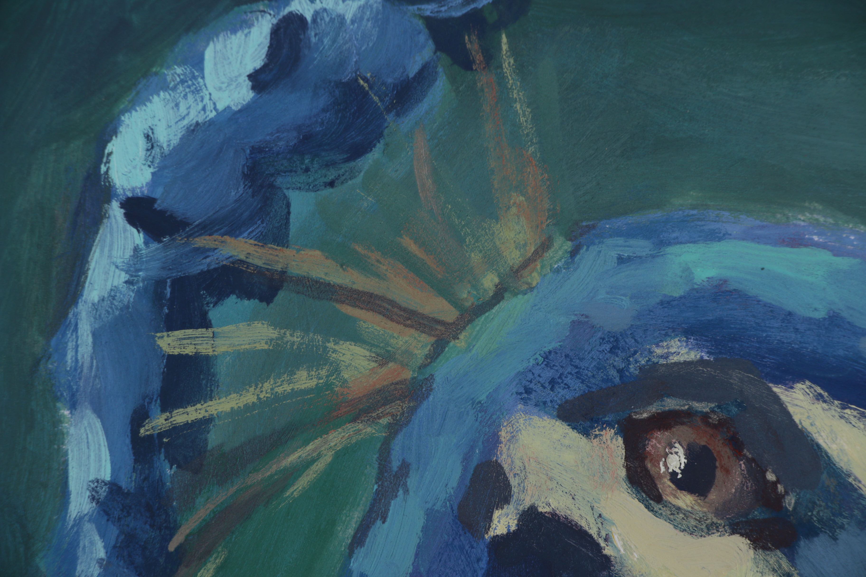 Oil Painting of Peacock