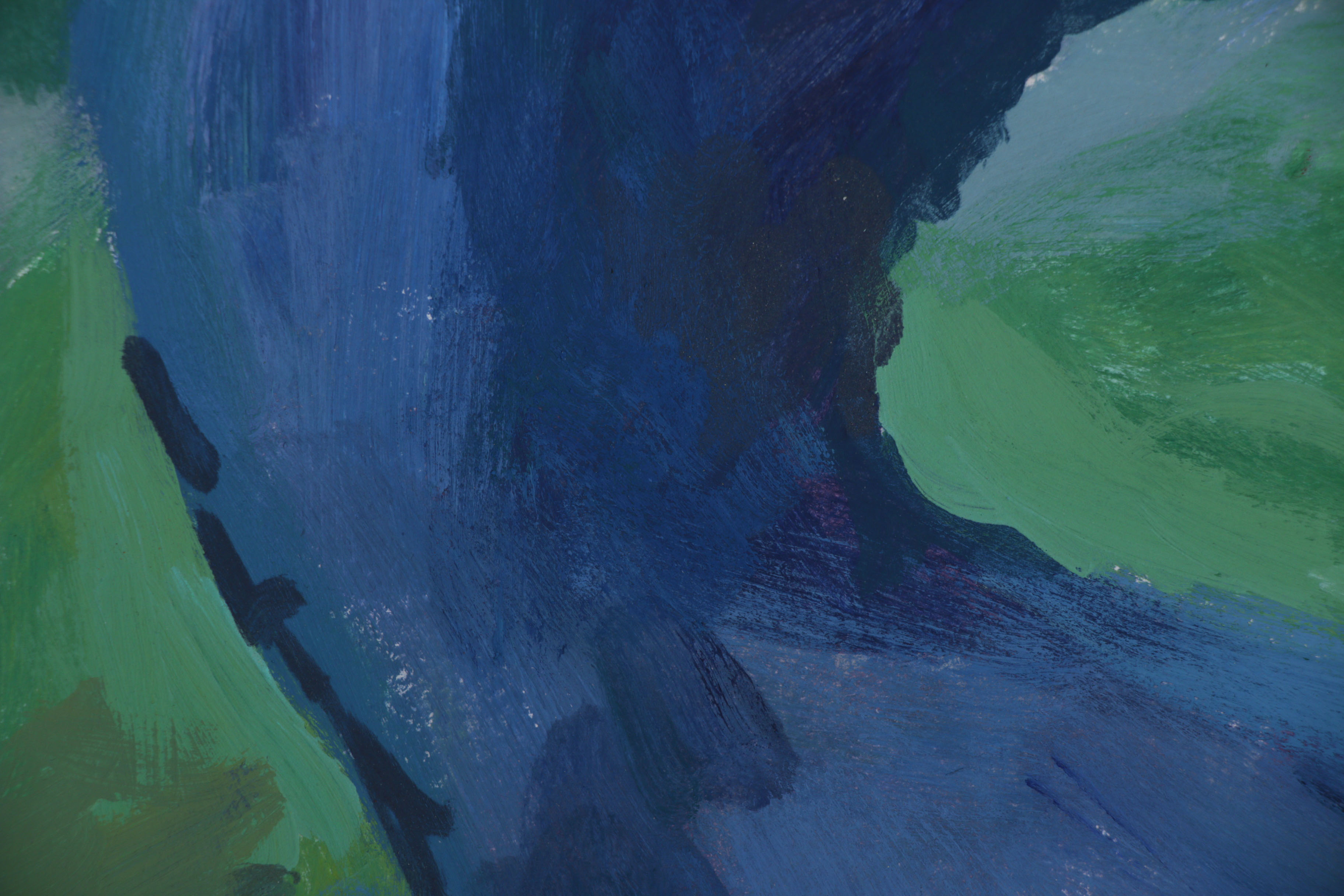 Oil Painting of Peacock