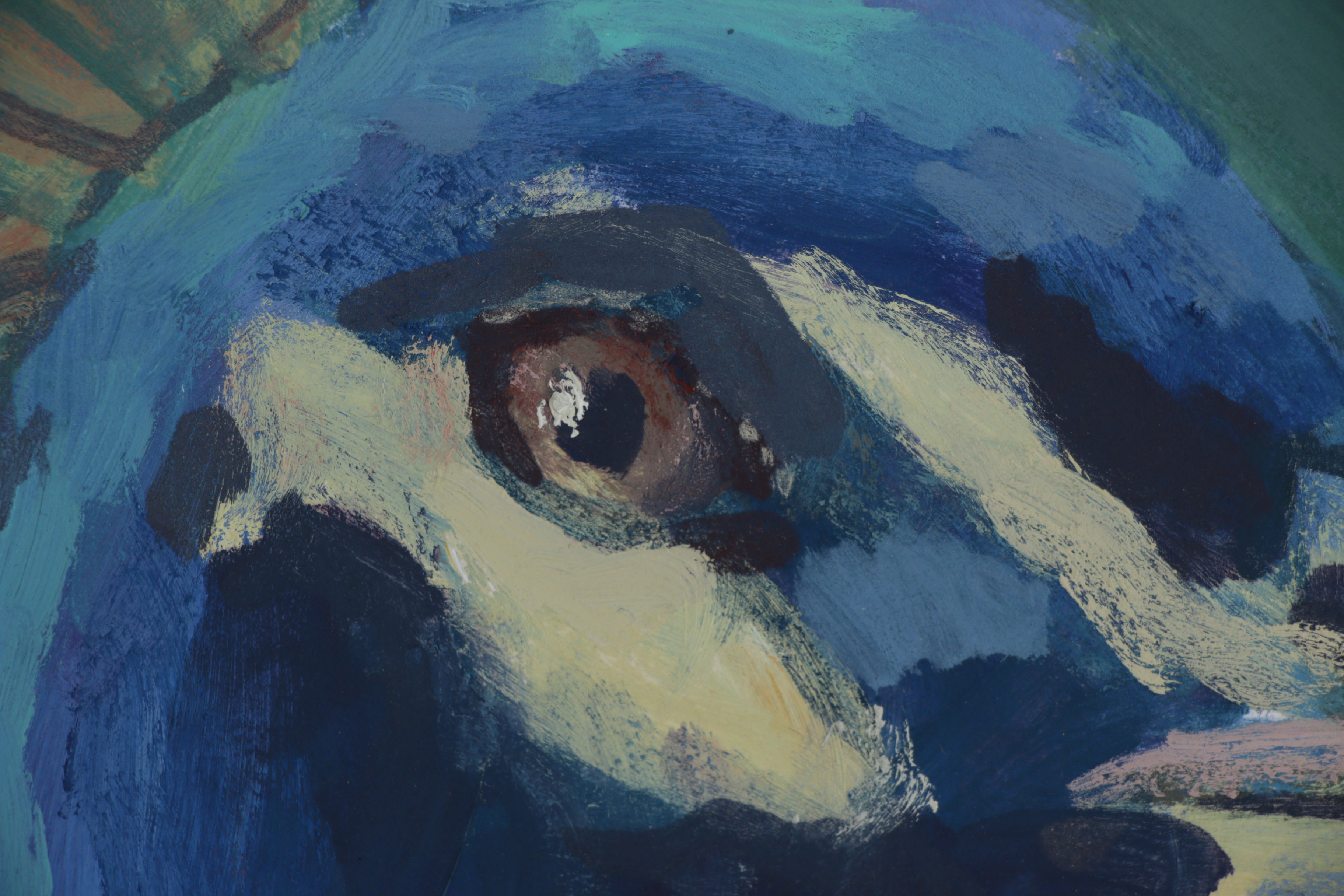 Oil Painting of Peacock