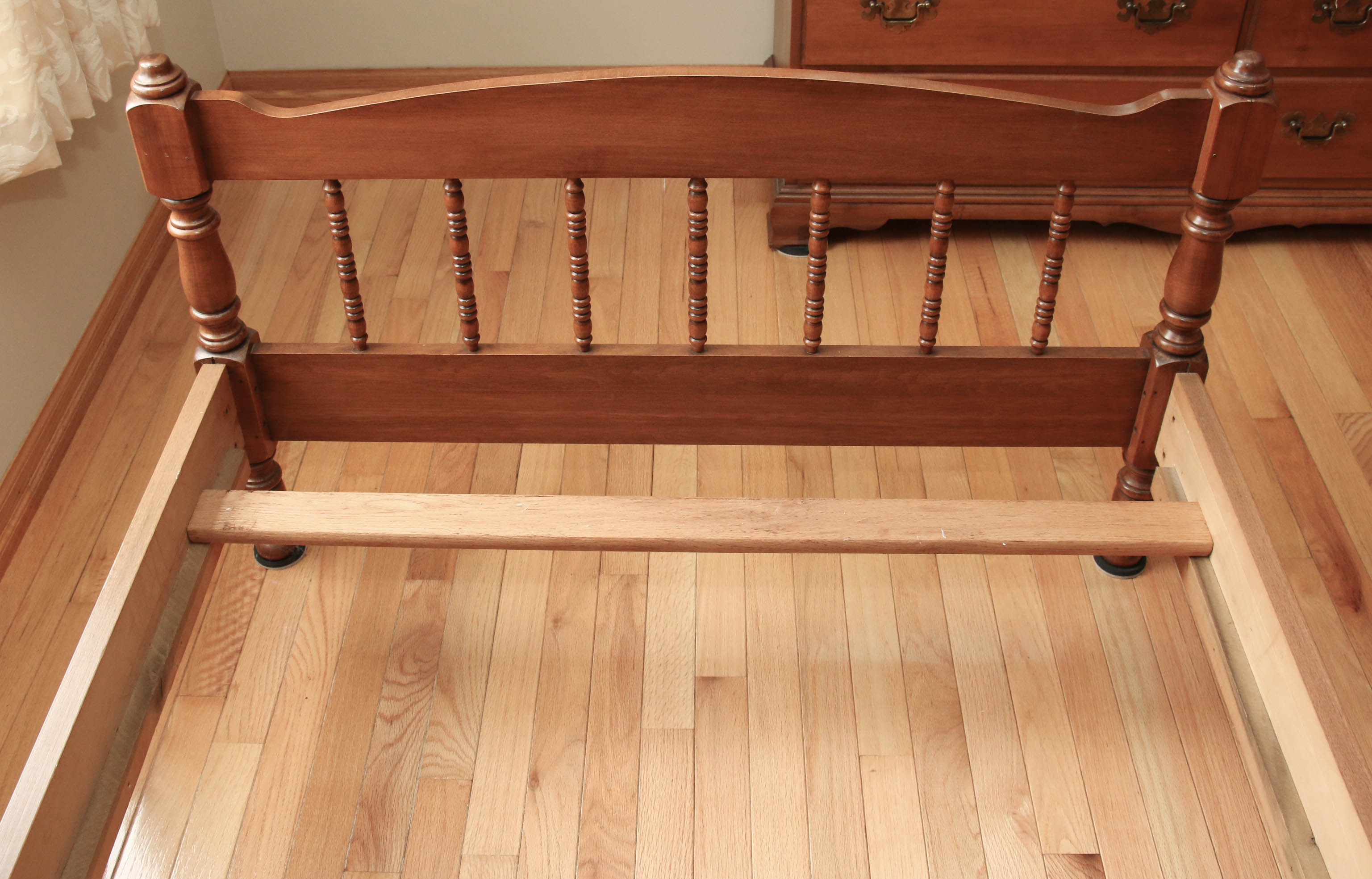 Tell City Chair Co. Maple Andover Twin Beds and Young Republic Side Table