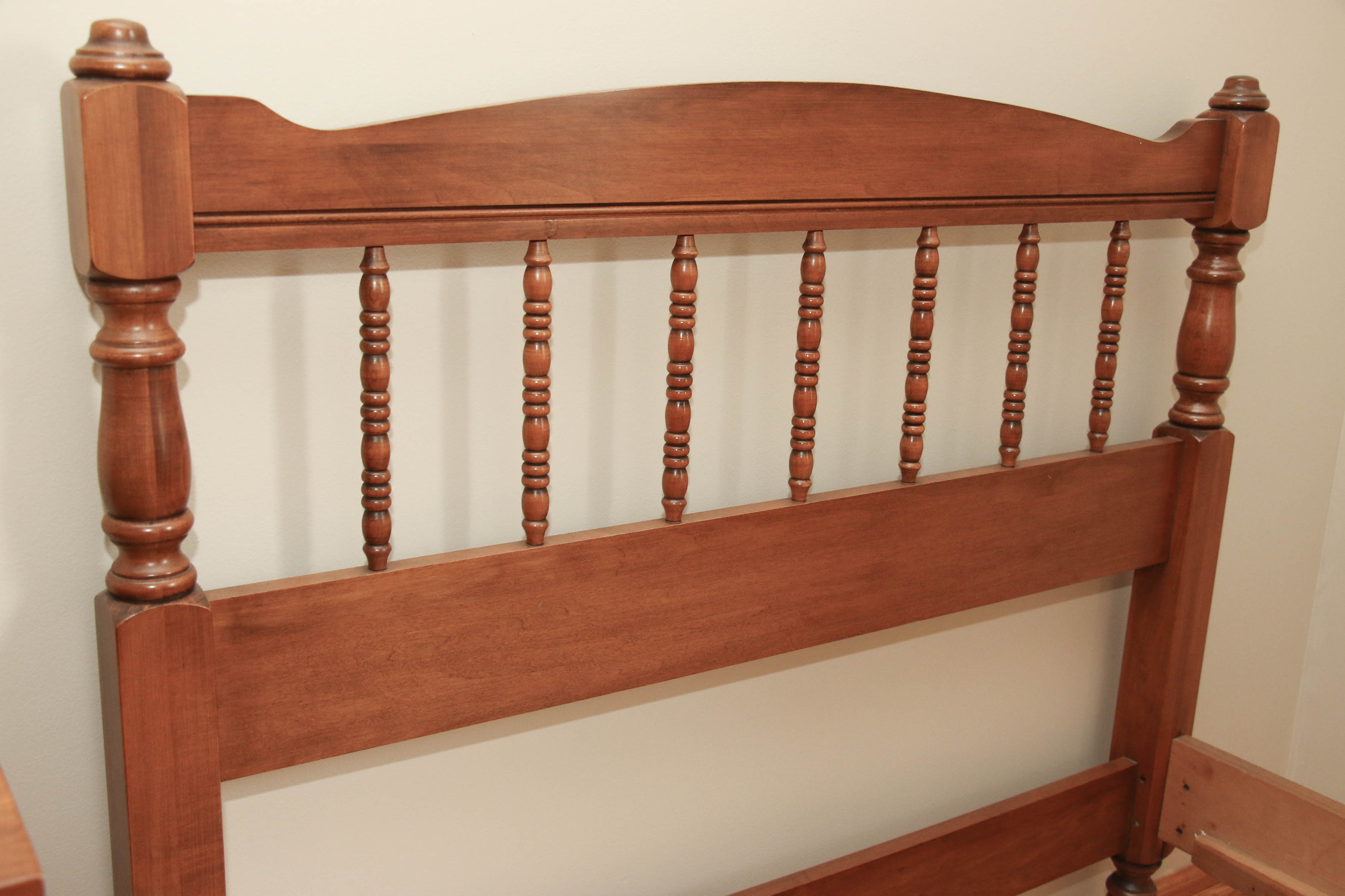 Tell City Chair Co. Maple Andover Twin Beds and Young Republic Side Table