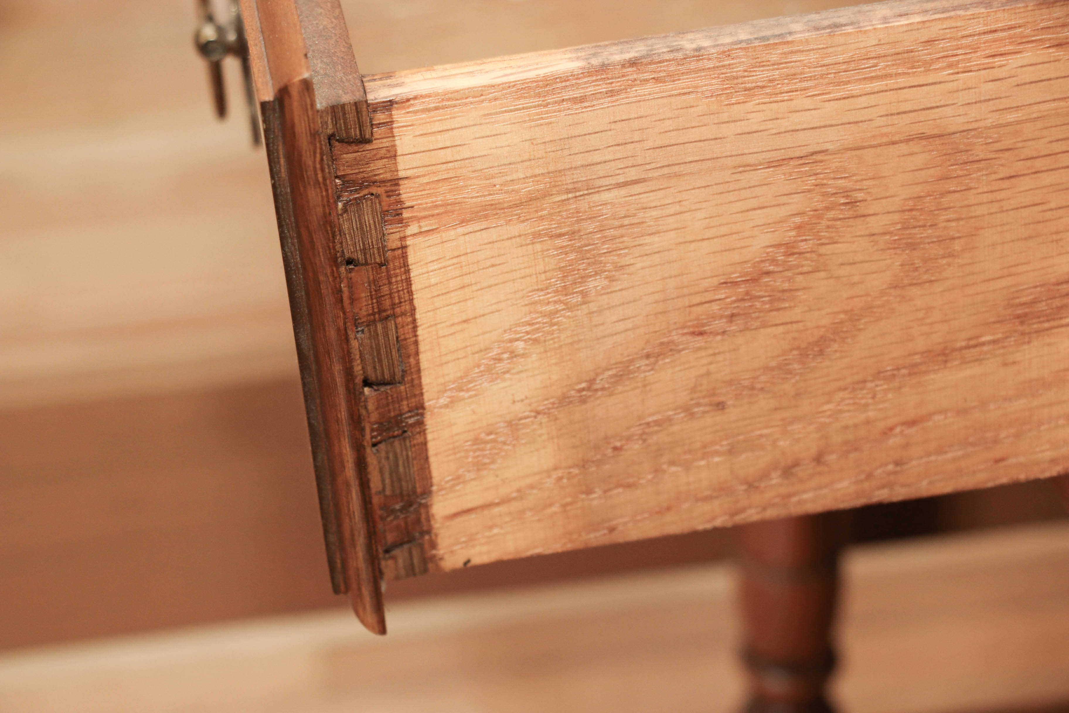 Tell City Chair Co. Maple Andover Twin Beds and Young Republic Side Table