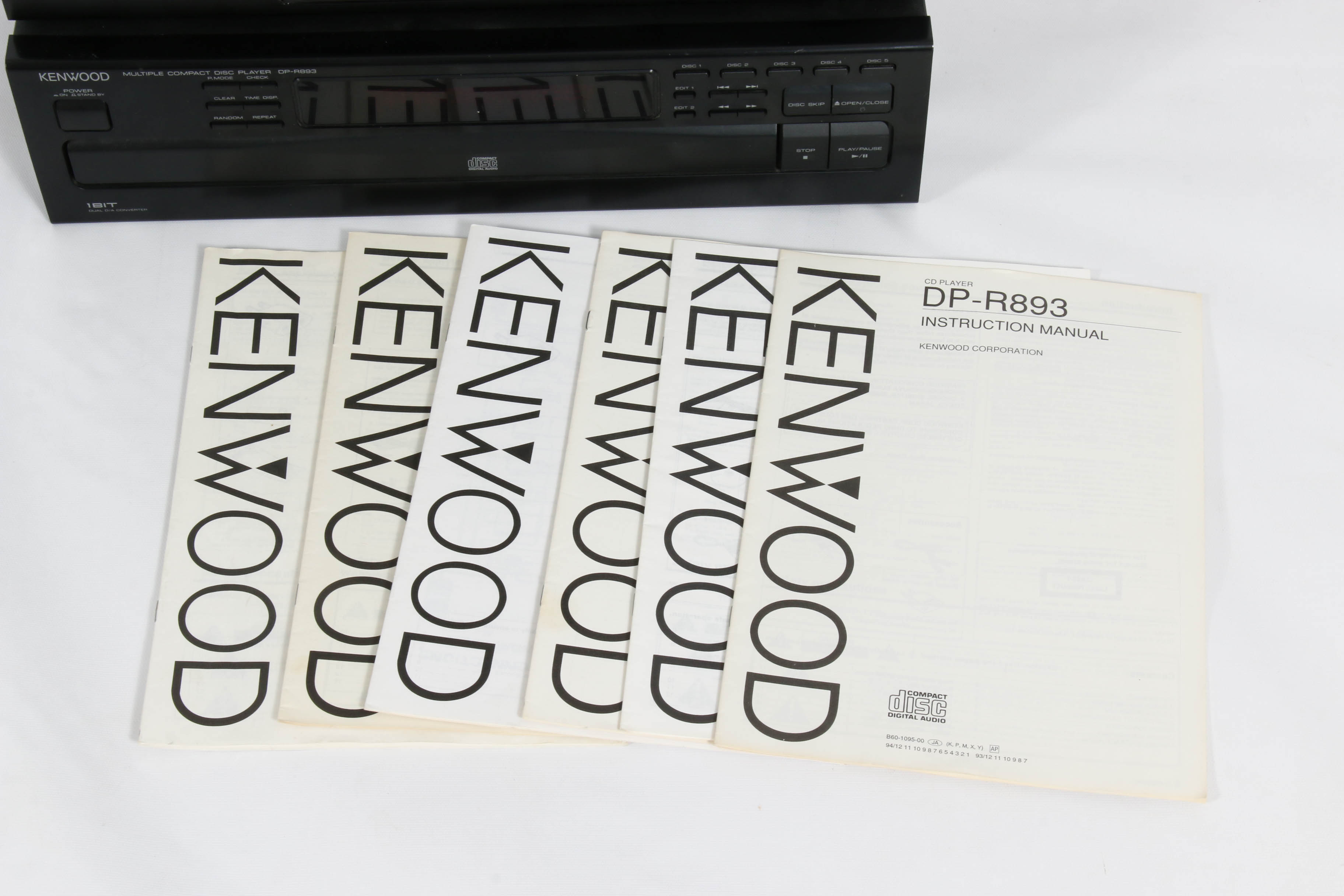 Kenwood Five-Piece Stereo System, 1990s