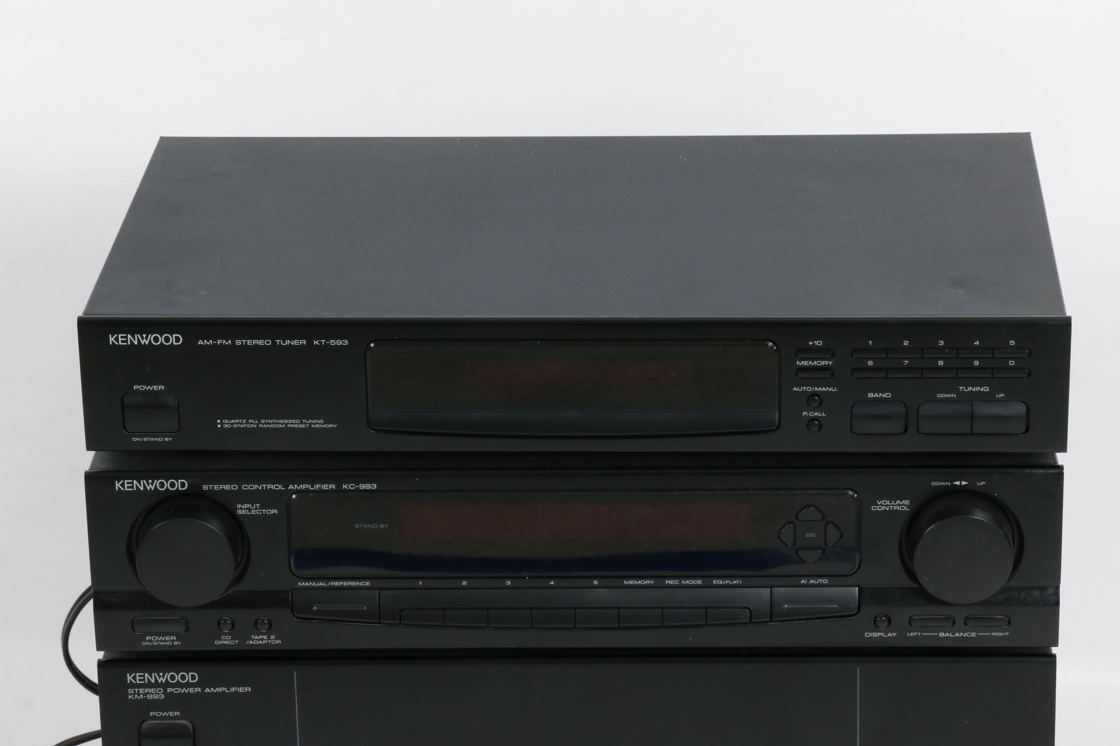 Kenwood Five-Piece Stereo System, 1990s