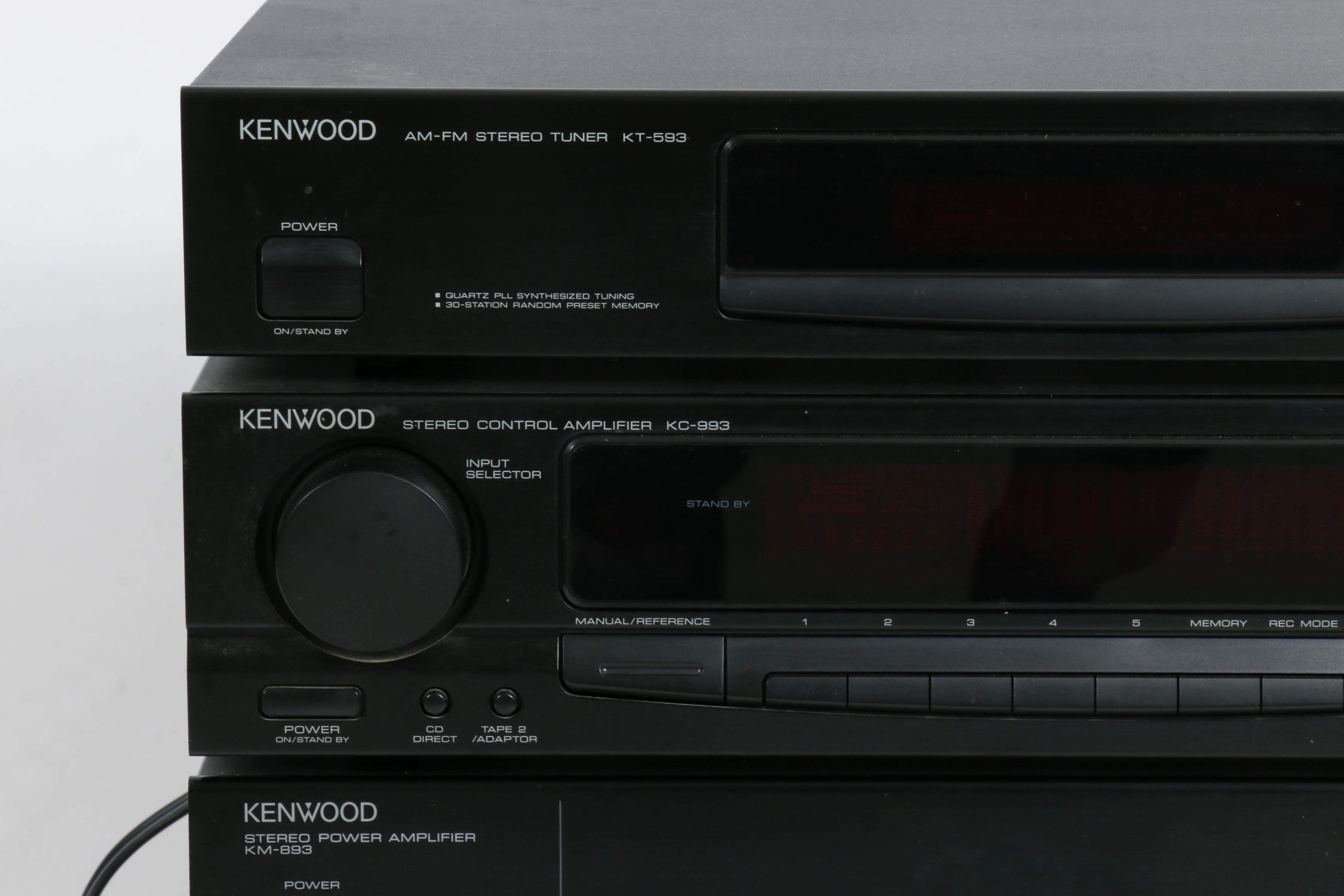 Kenwood Five-Piece Stereo System, 1990s