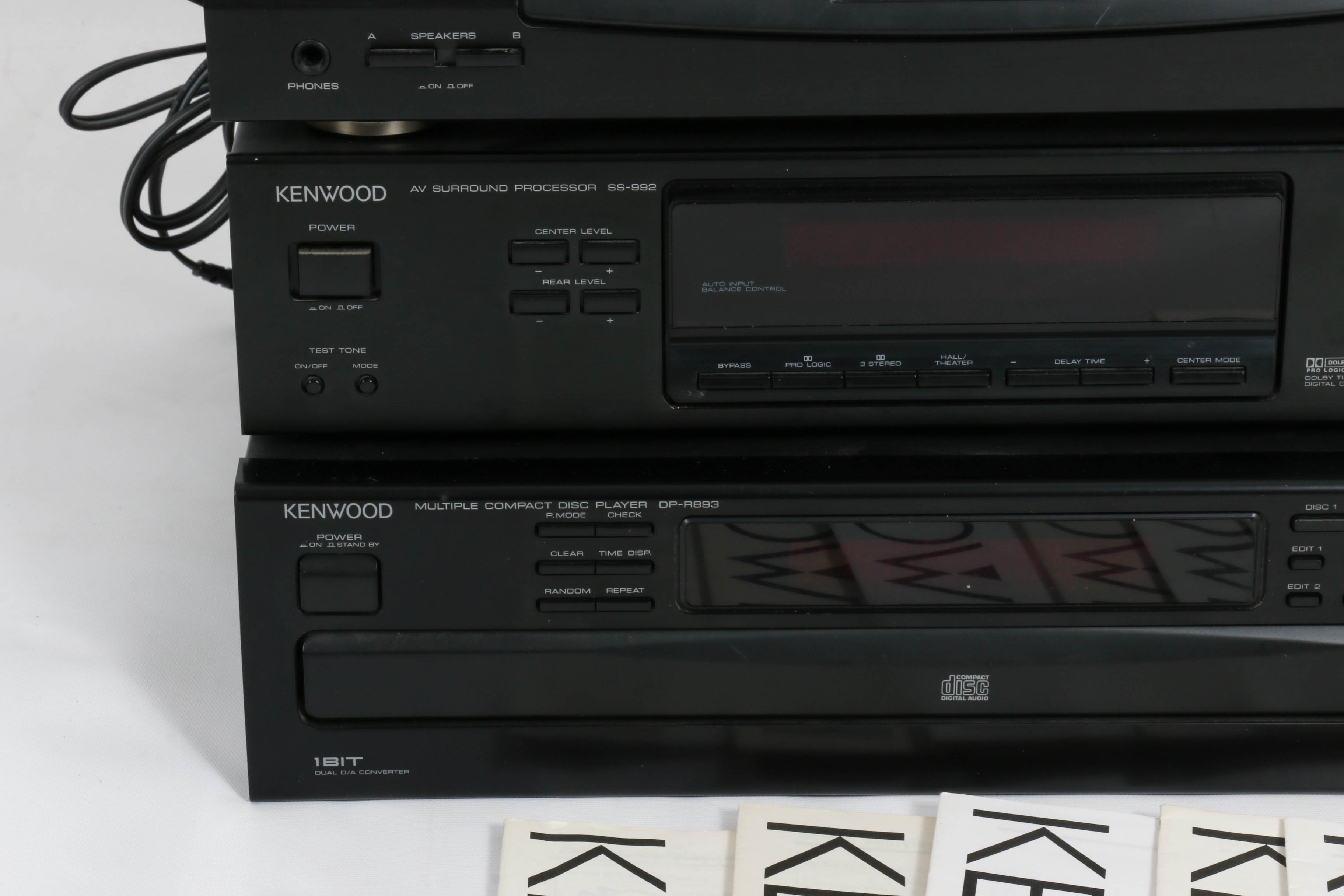 Kenwood Five-Piece Stereo System, 1990s