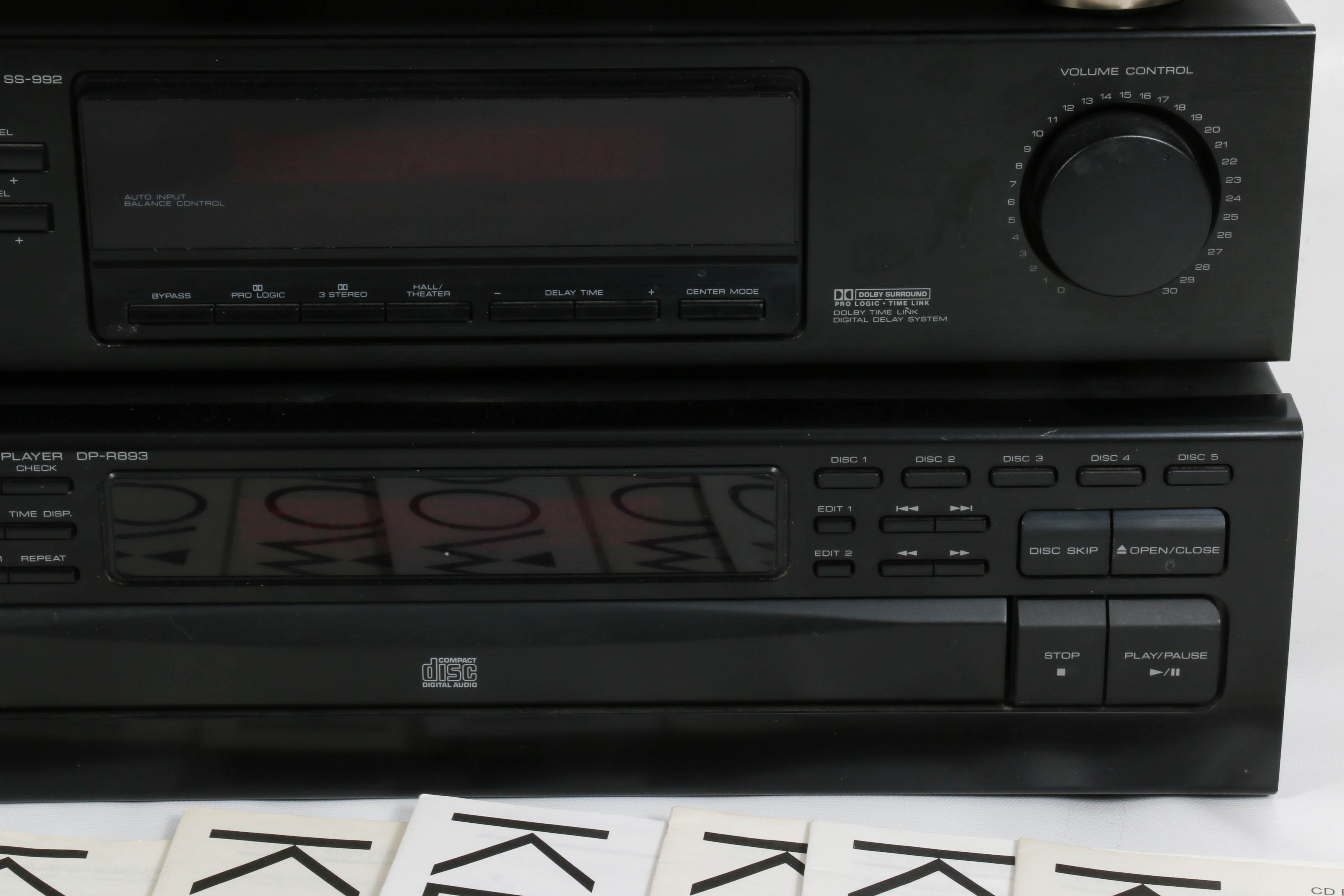 Kenwood Five-Piece Stereo System, 1990s