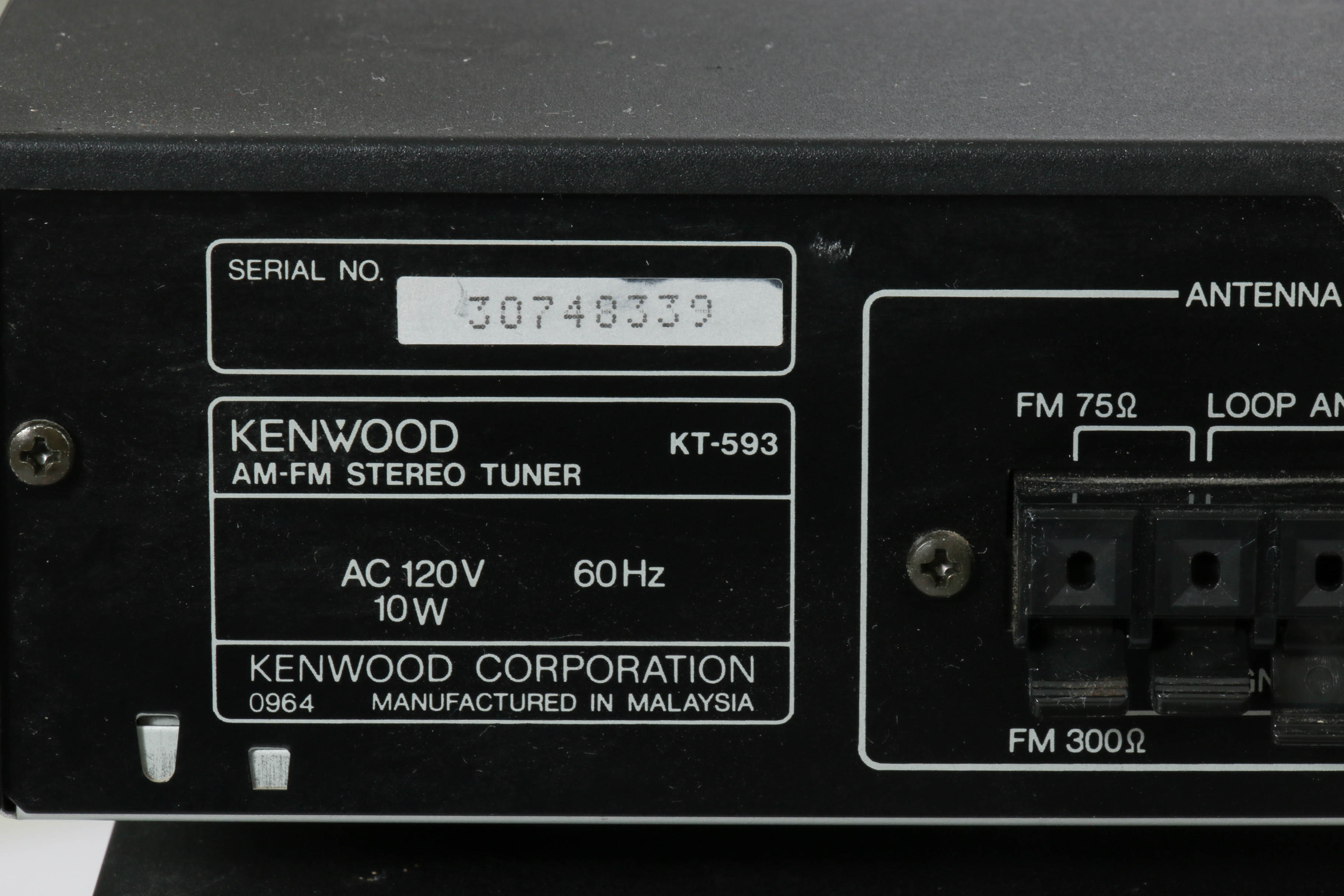 Kenwood Five-Piece Stereo System, 1990s