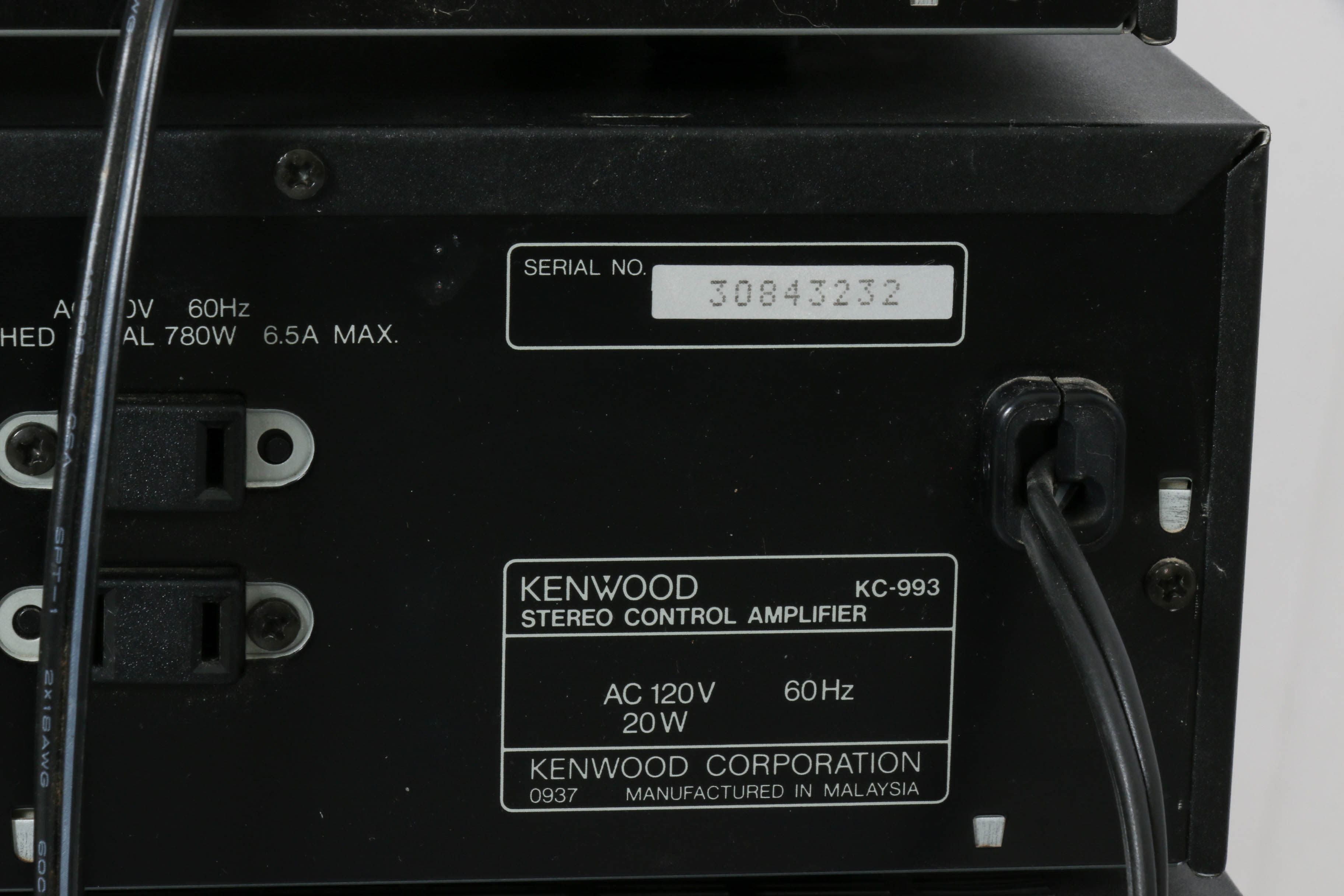 Kenwood Five-Piece Stereo System, 1990s