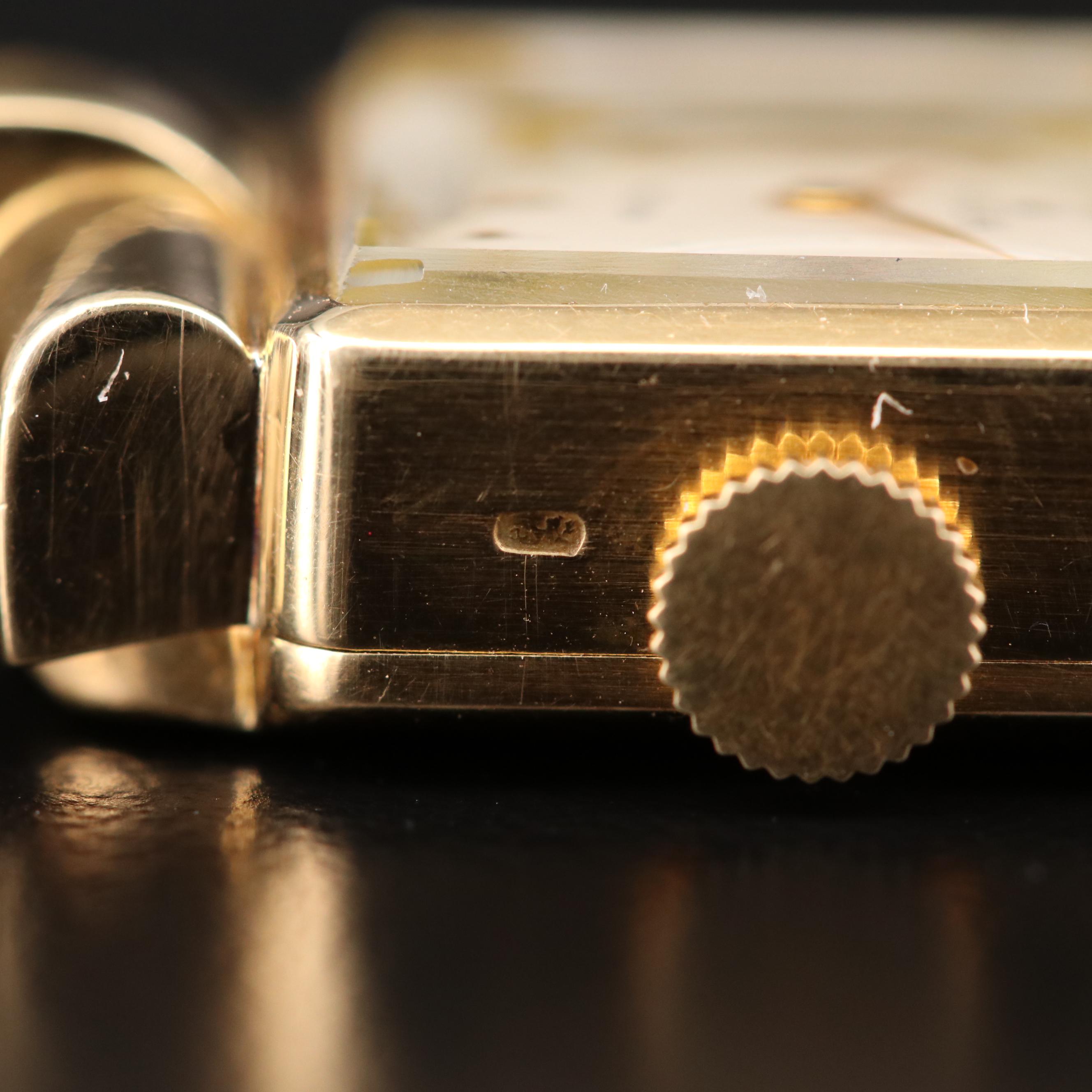 Rolex Precision 18K Gold Stem Wind Watch, Vintage