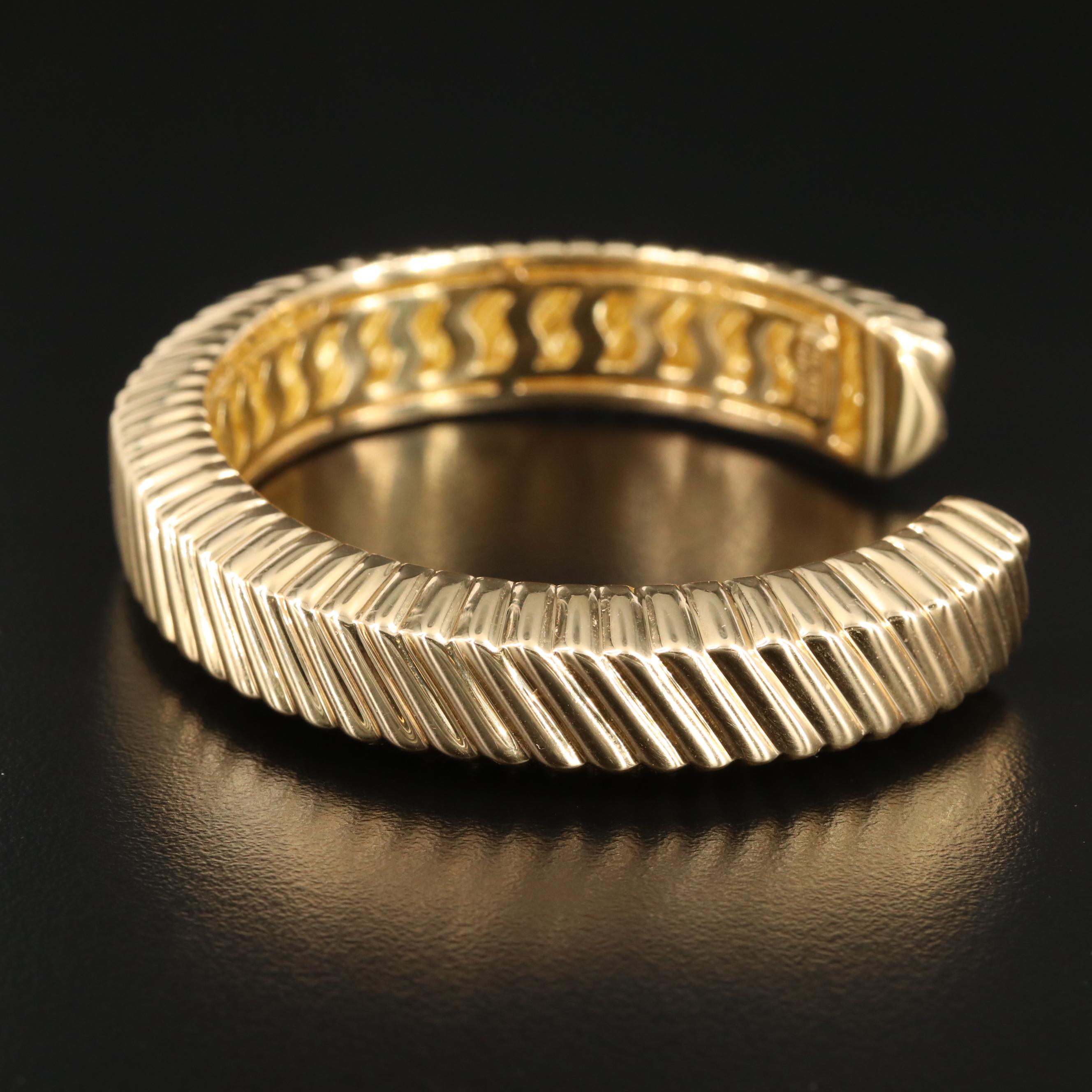 Tiffany & Co. 18K Fluted Cuff