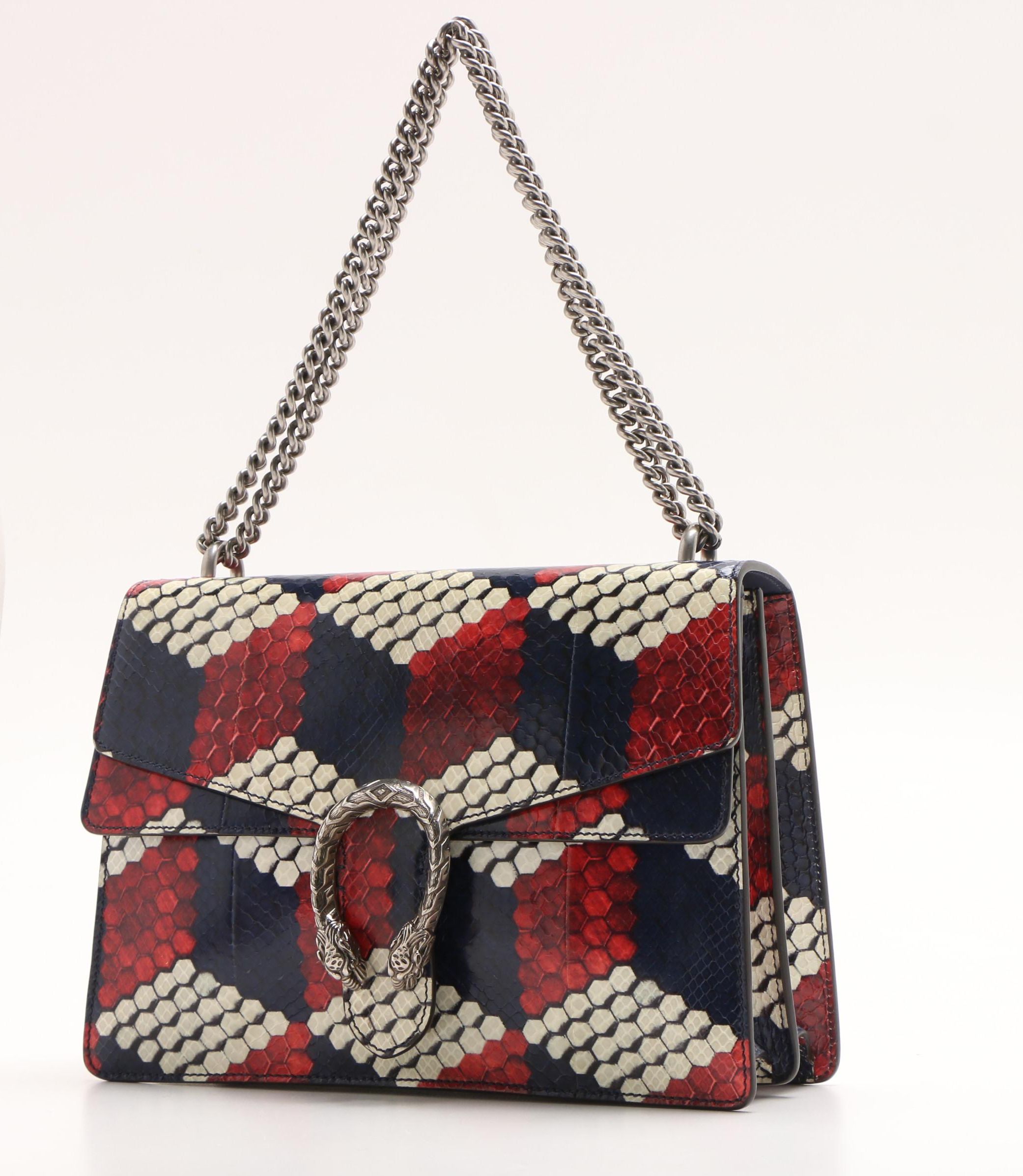 Gucci Multicolor Python Medium Dionysus Shoulder Bag
