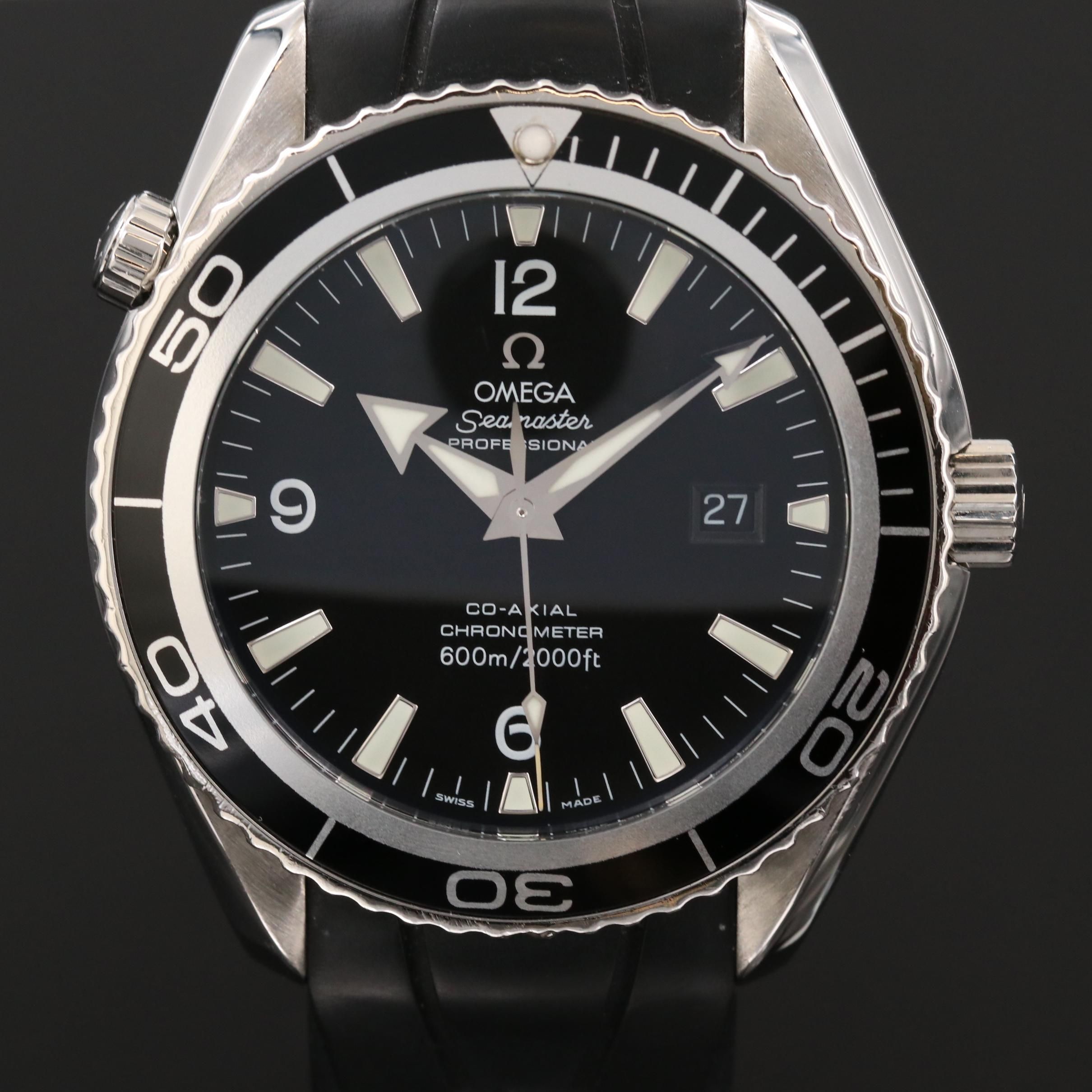 Omega Seamaster Planet Ocean 600M Co-Axial Stainless Steel Watch, 2007