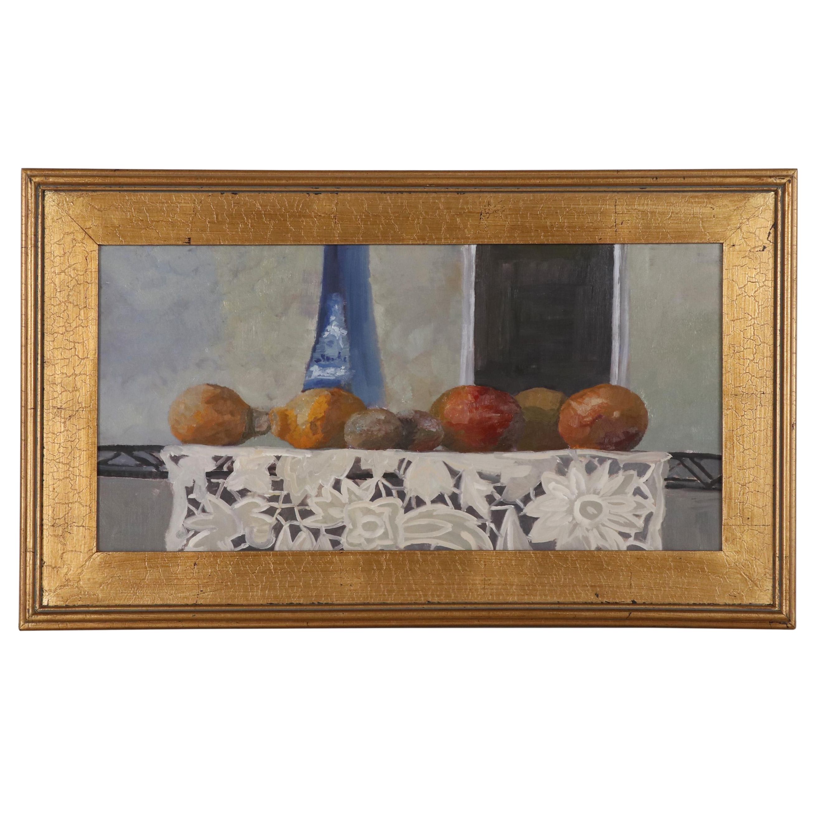 Kaz Ooka Oil Painting "Still Life with Fruit no.2"