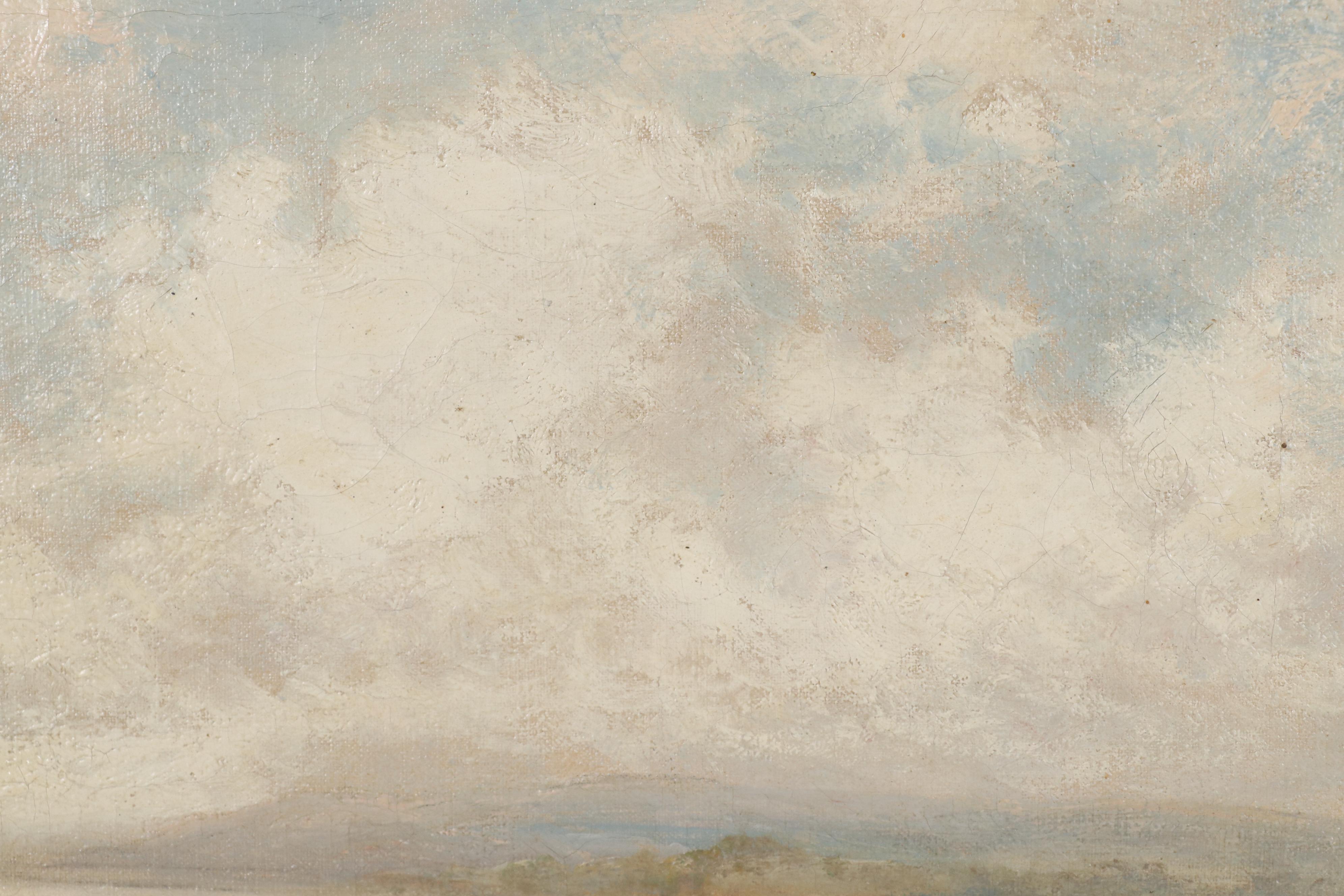 Henry Cooper Oil Painting of Figures in Landscape, 1928