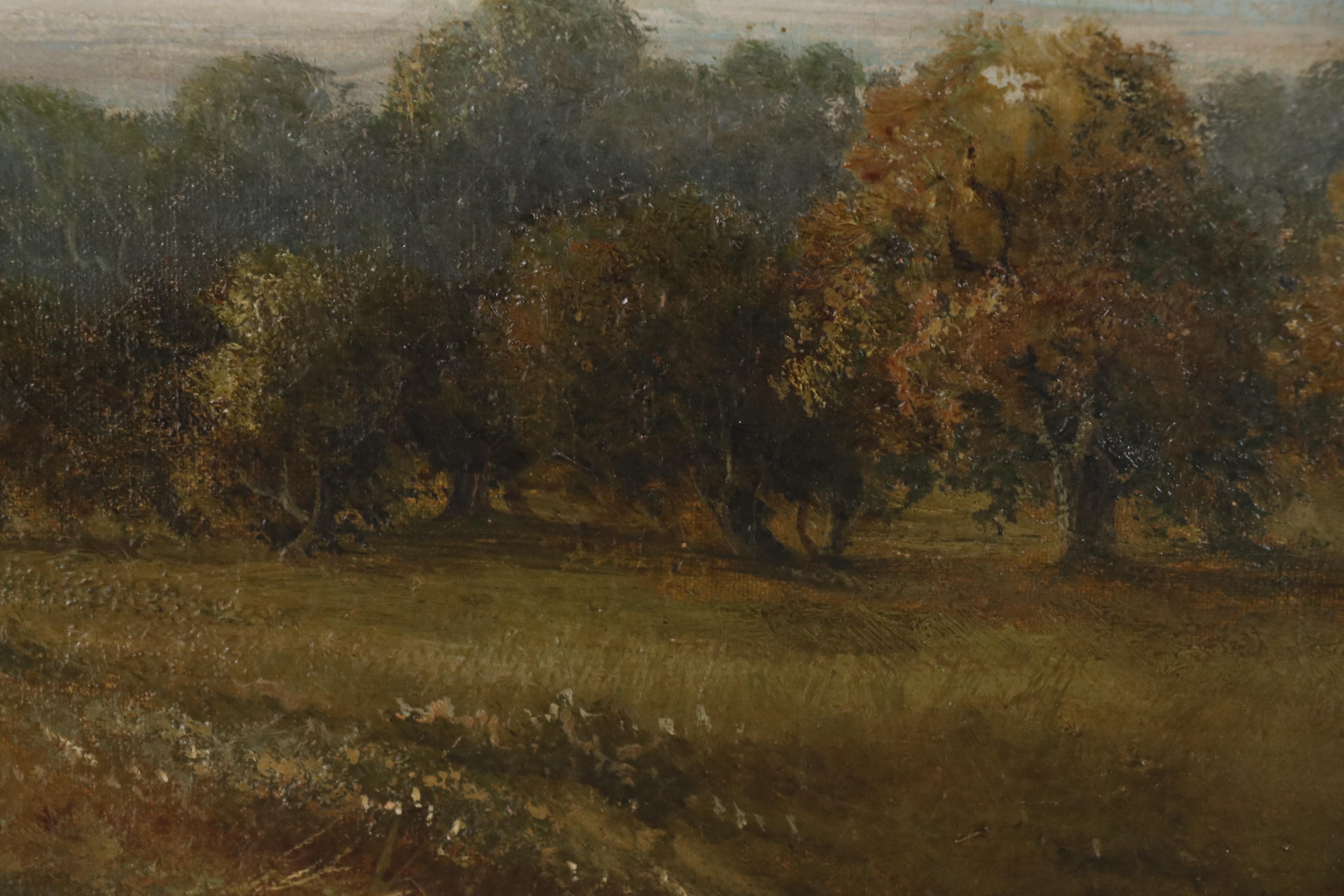 Henry Cooper Oil Painting of Figures in Landscape, 1928