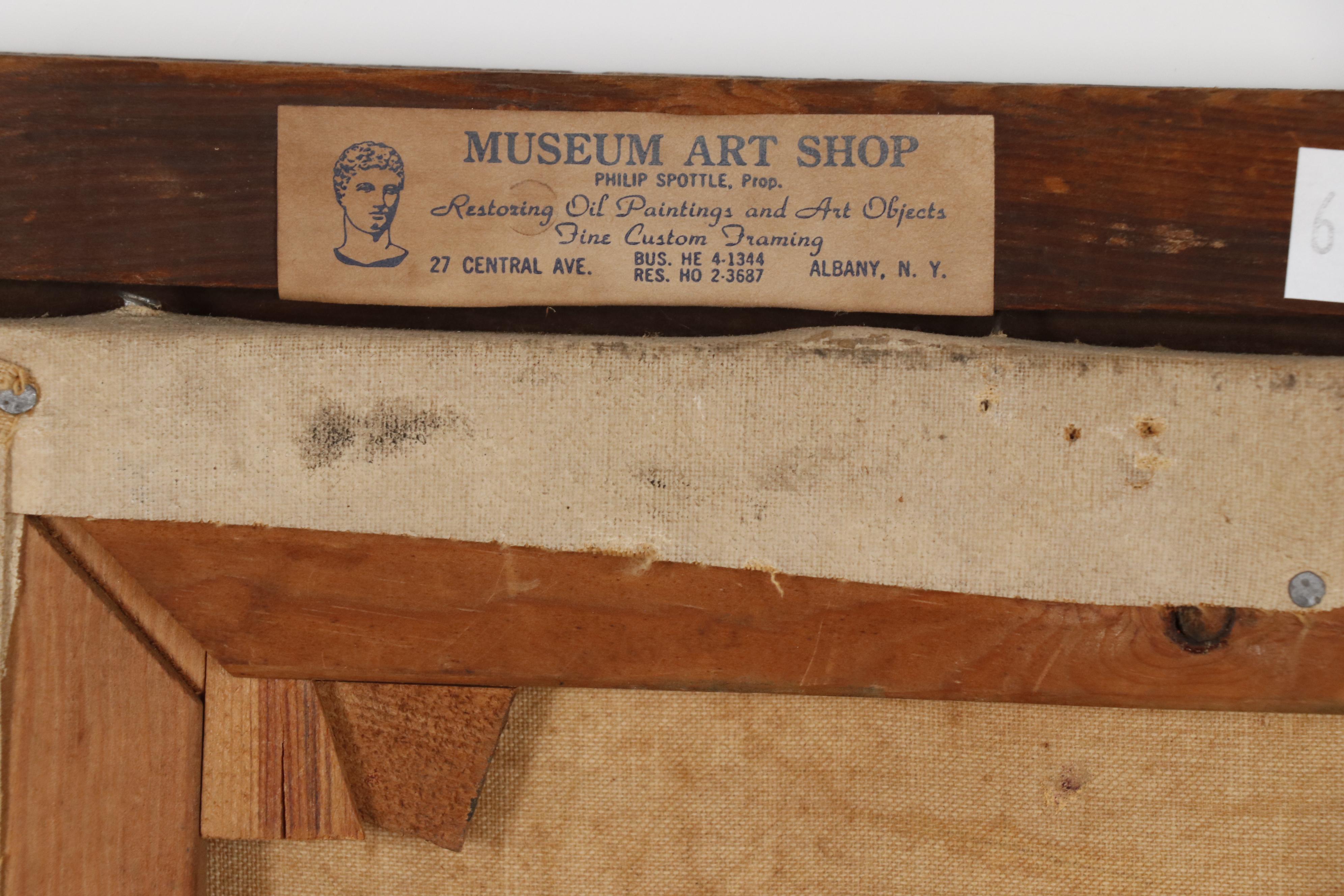 Henry Cooper Oil Painting of Figures in Landscape, 1928