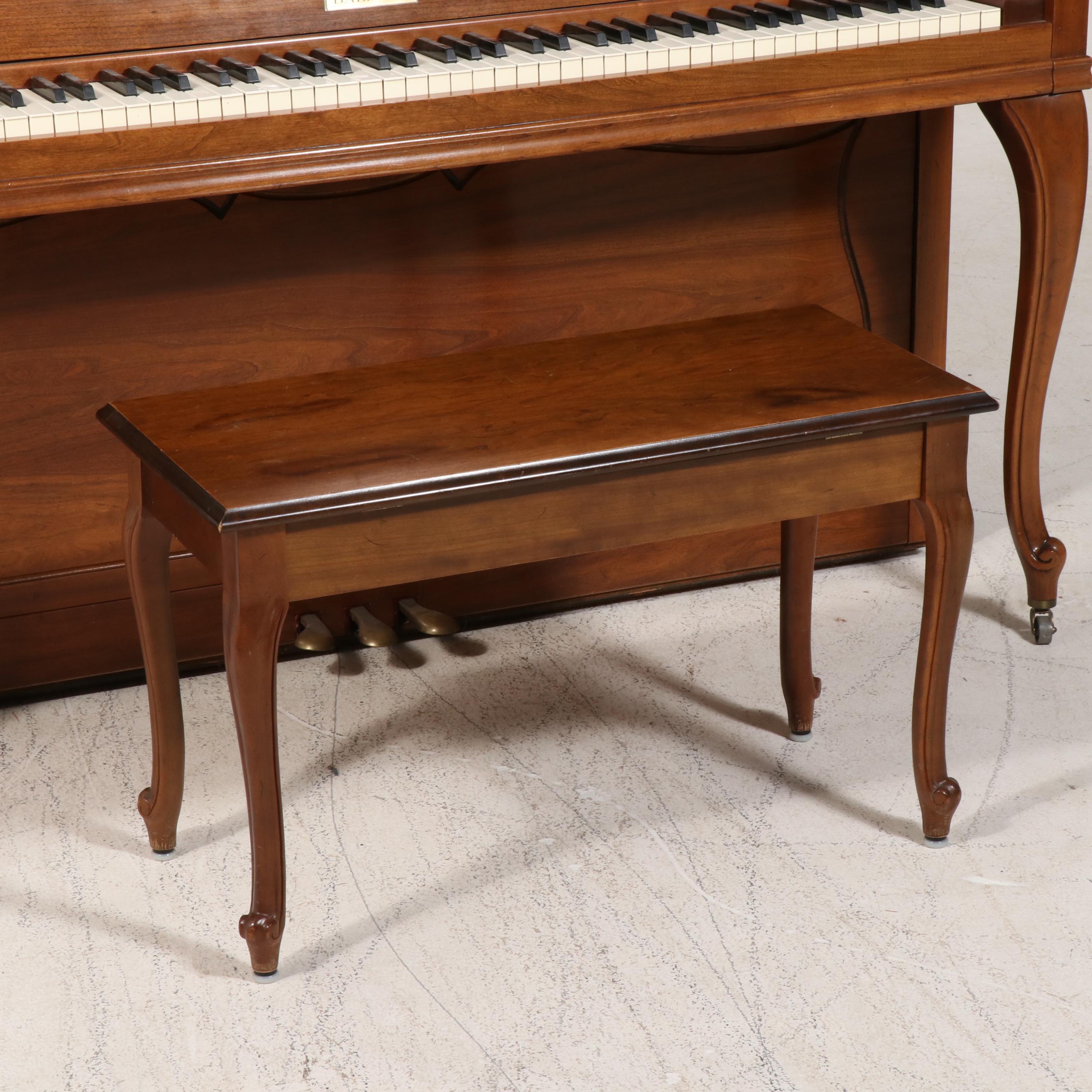 Baldwin Acrosonic Spinet Piano and Bench, Circa 1960s