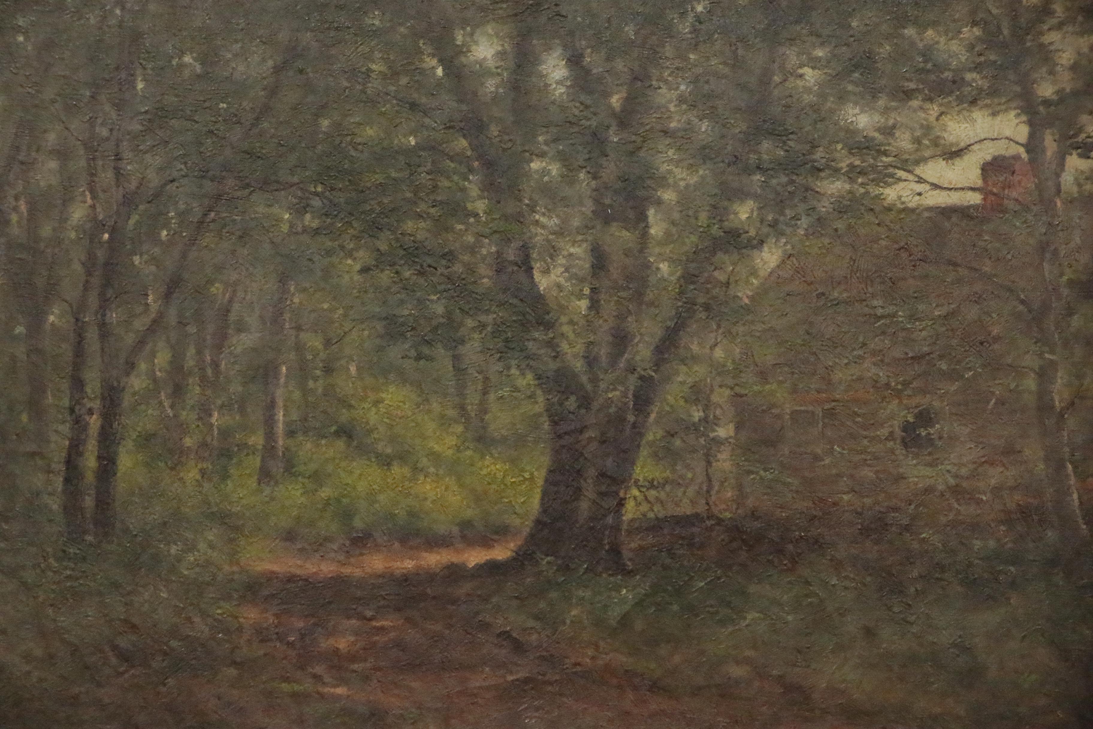 Daniel F. Wentworth Landscape Oil Painting, Late 19th Century